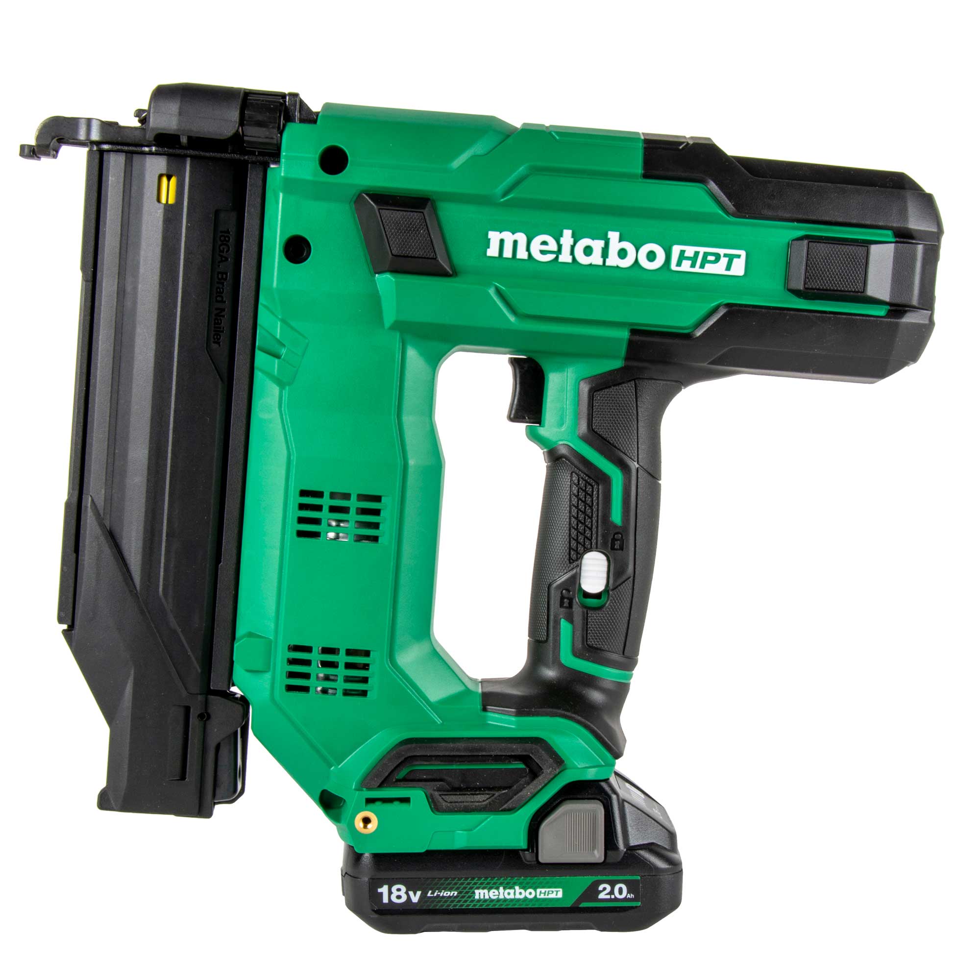 Clavadora inalámbrica Metabo HPT MultiVolt 2 en 1 de calibre 18 (Incluye batería) NT1850DGM