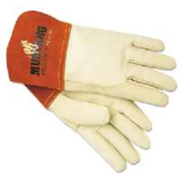 Comedores 127-4950M Mustang Mig - Tig Guantes para Soldar - Beige - Mediano - 12 Pares - EA3833855