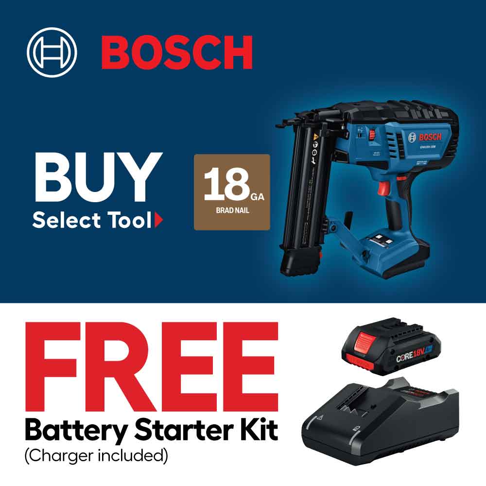 Clavadora inalámbrica Bosch 18V sin escobillas de 2-1/8 pulgadas y calibre 18 GNH18V-18MN