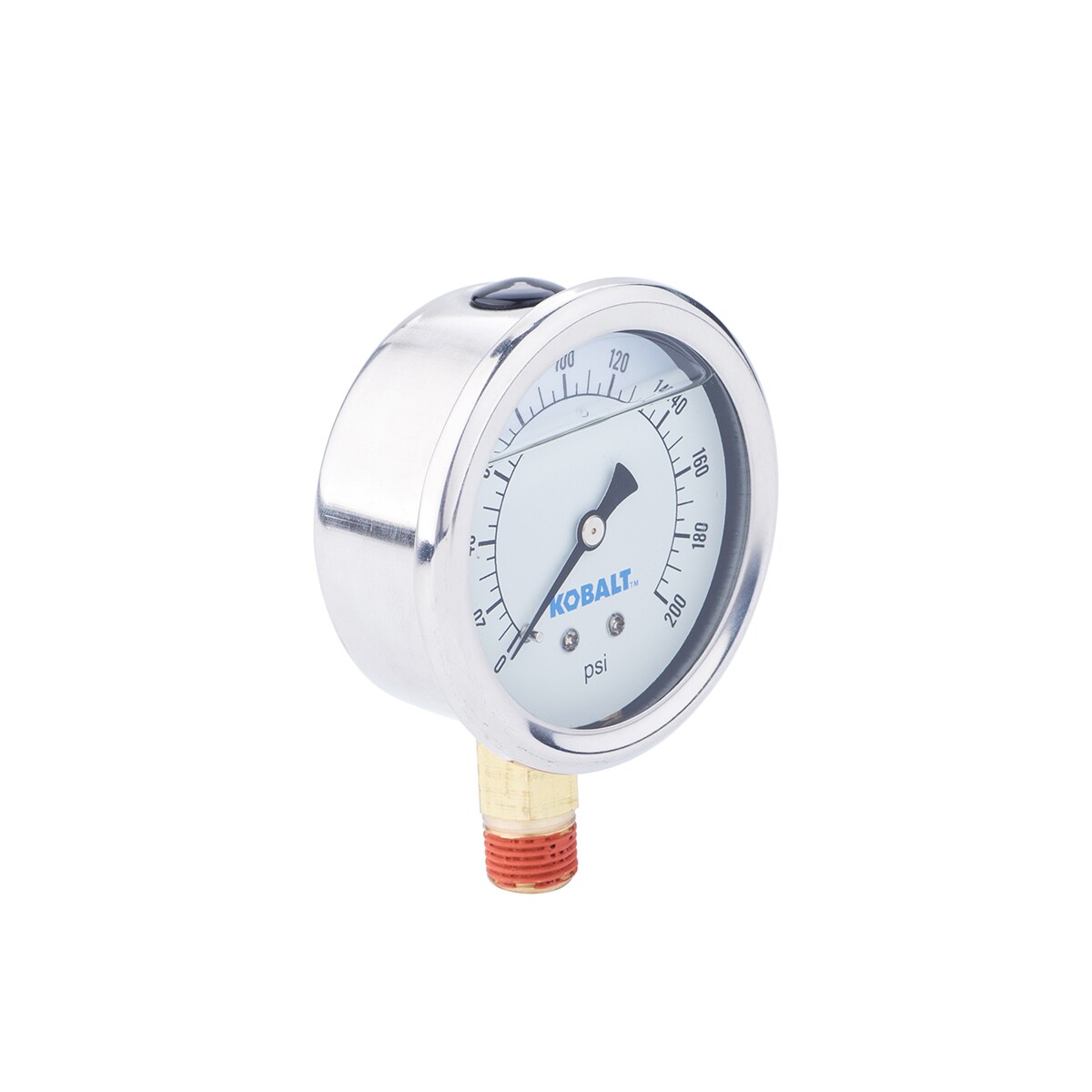 Manómetro de montaje inferior lleno de 1/4 pulgadas y 200Psi Kobalt SGY-AIR239