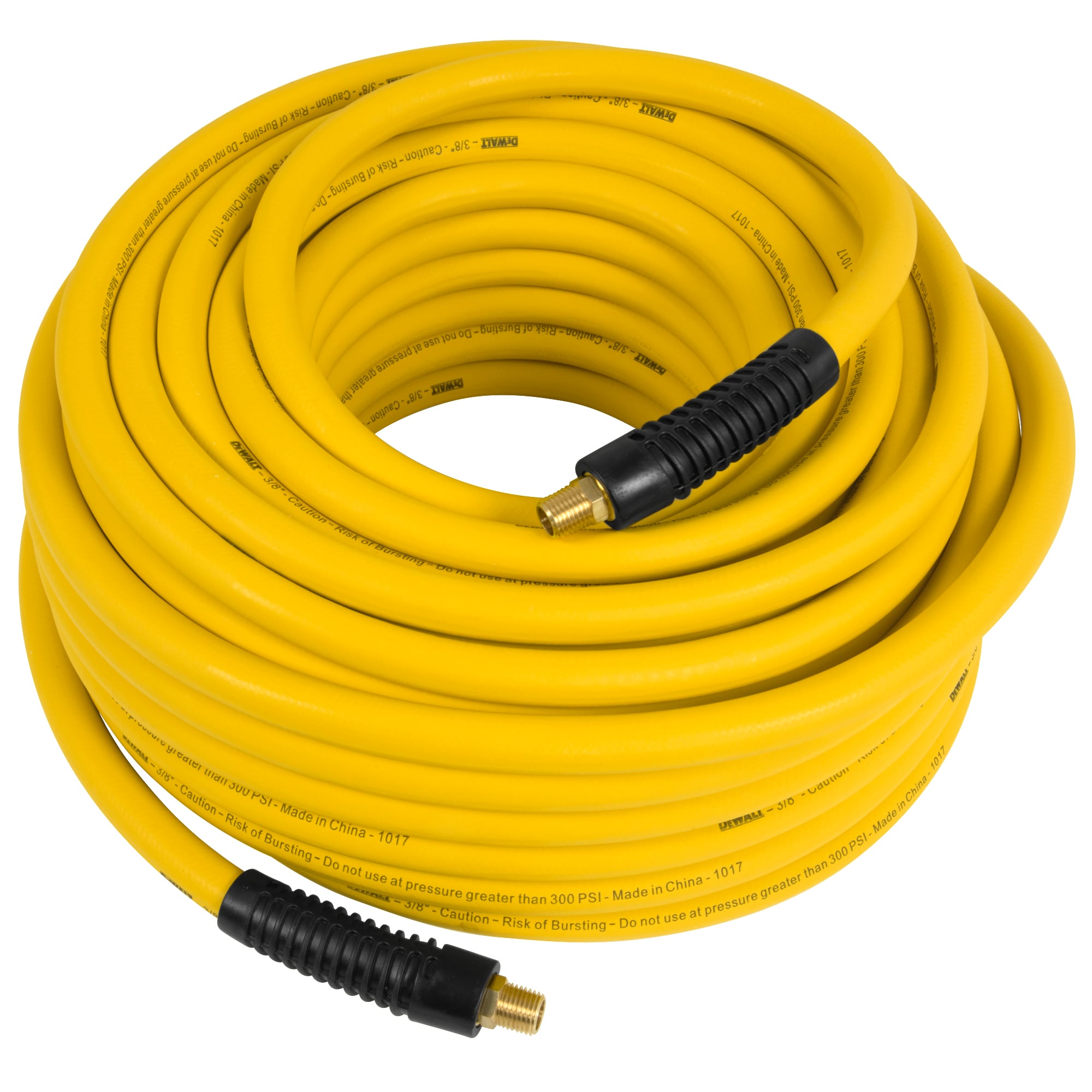 Manguera de hule premium DEWALT de 3/8 pulgadas x 100 pies DXCM012-0202