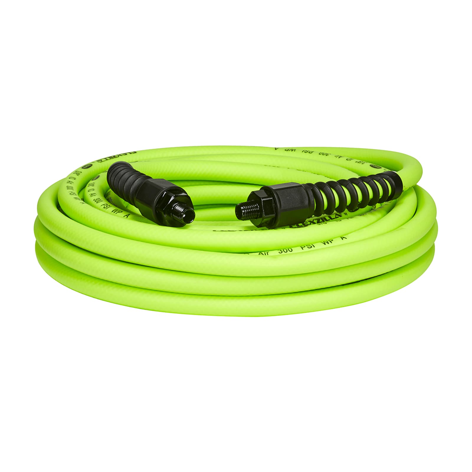 Manguera de aire Flexzilla Pro, 3/8 pulg x 35 pies, Conexiones de 1/4 pulg MNPT HFZP3835YW2