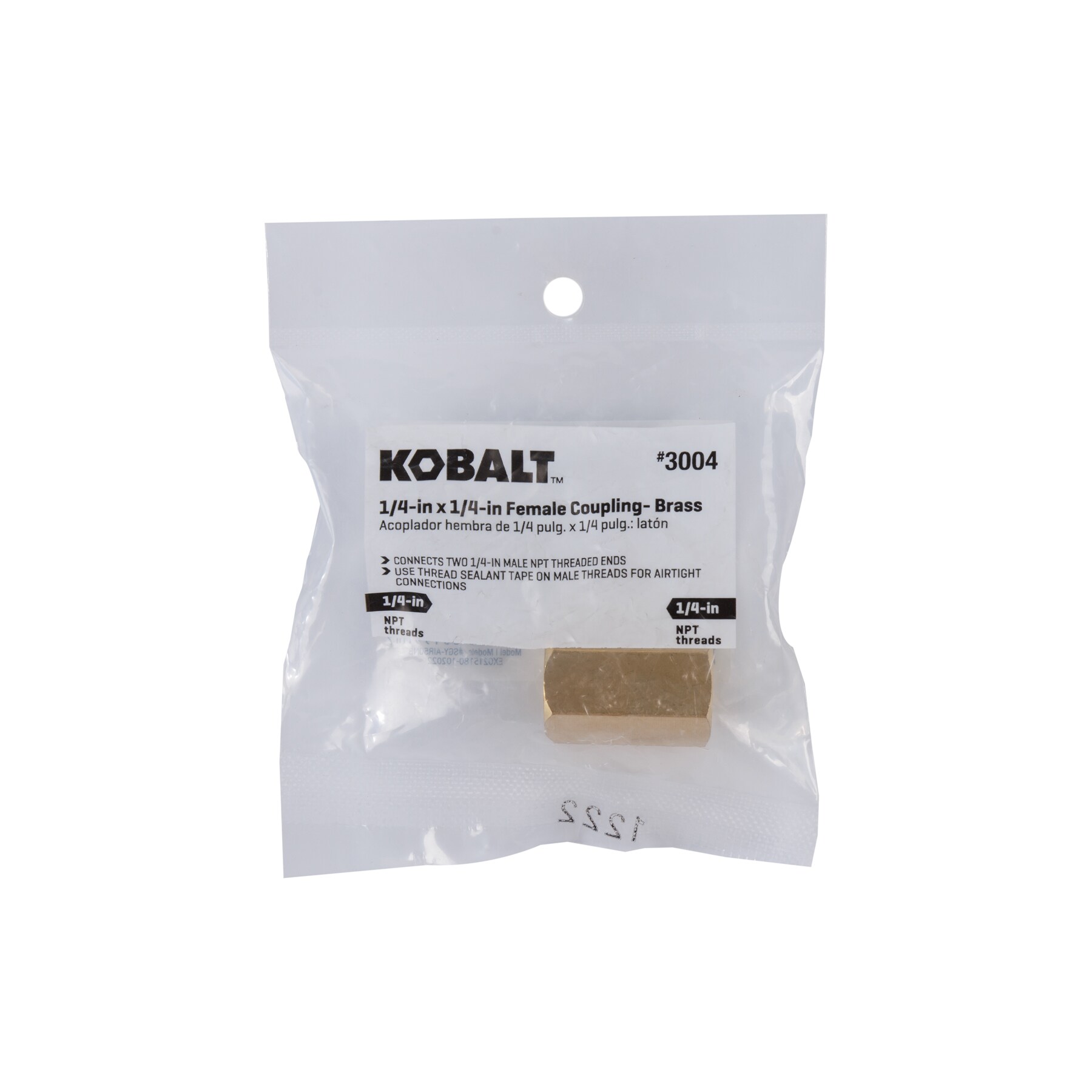 Acoplador hembra de 1/4 pulgadas x 1/4 pulgadas Kobalt SGY-AIR50