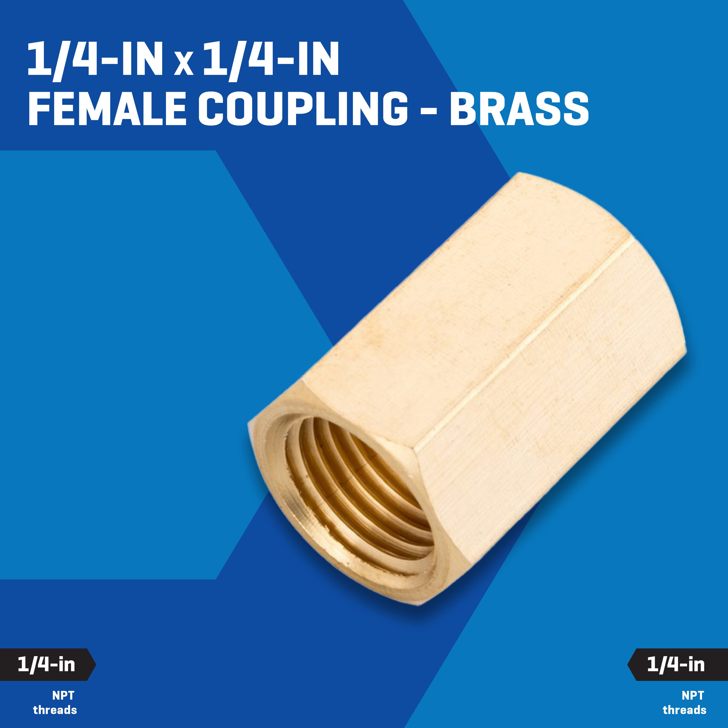 Acoplador hembra de 1/4 pulgadas x 1/4 pulgadas Kobalt SGY-AIR50