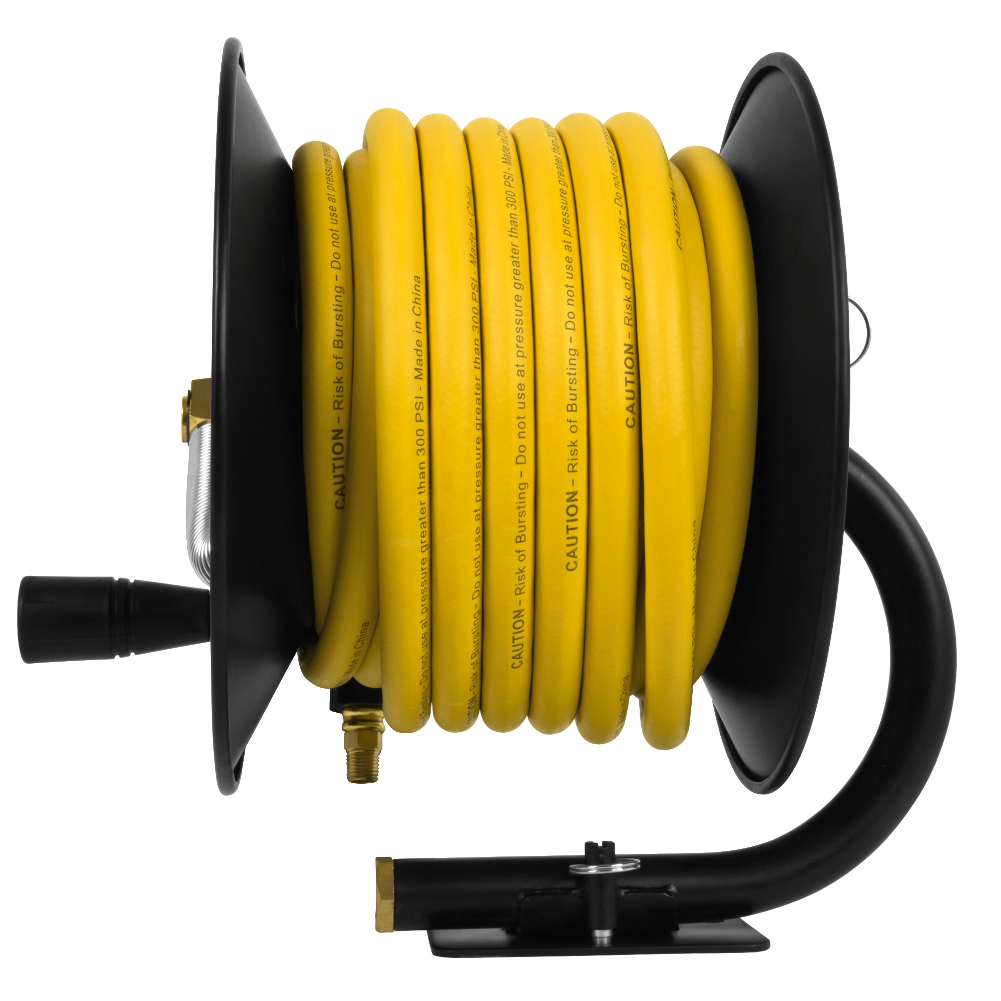 Carrete manual de manguera DEWALT, 3/8 pulgadas x 50 pies. De goma DXCM024-0348