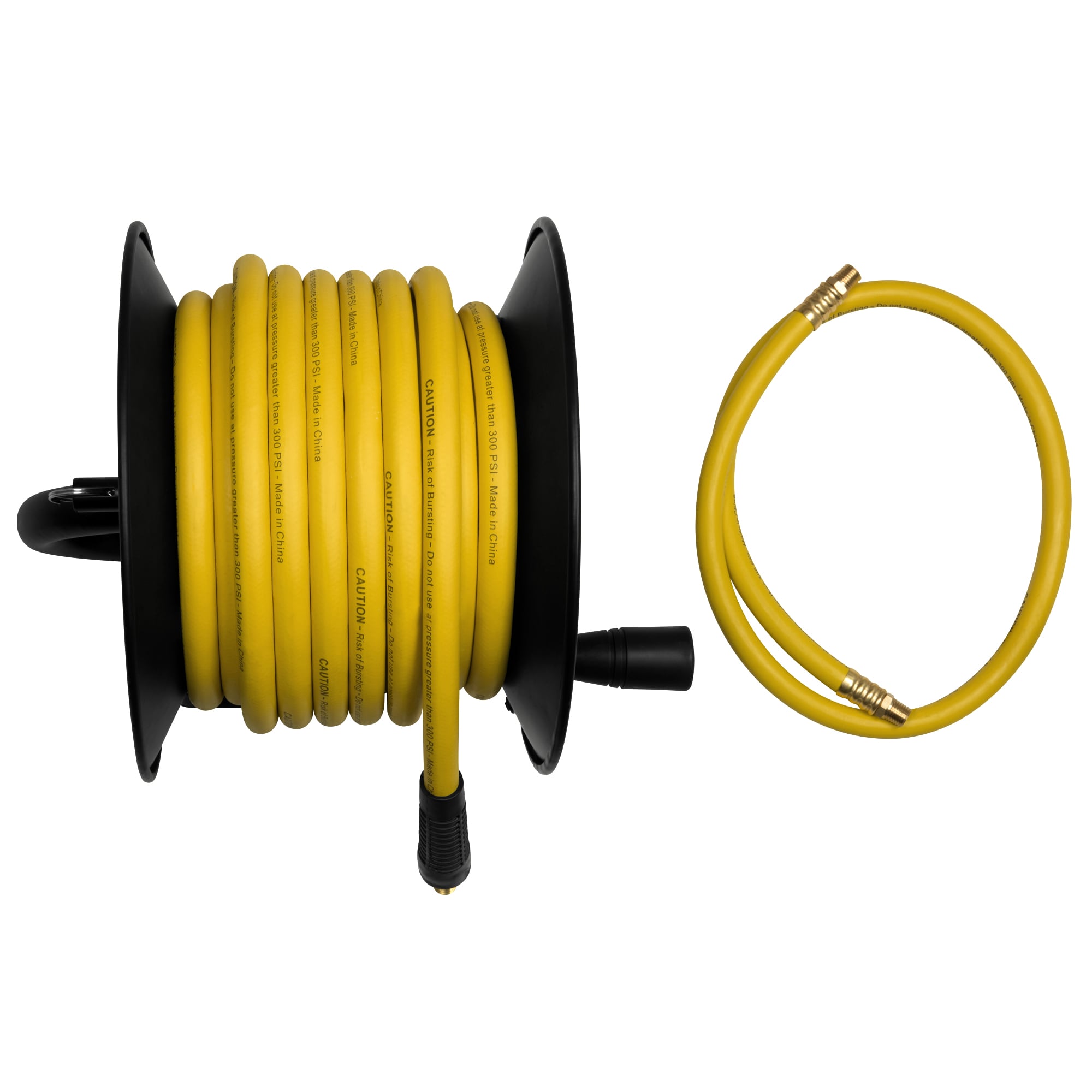 Carrete manual de manguera DEWALT, 3/8 pulgadas x 50 pies. De goma DXCM024-0348