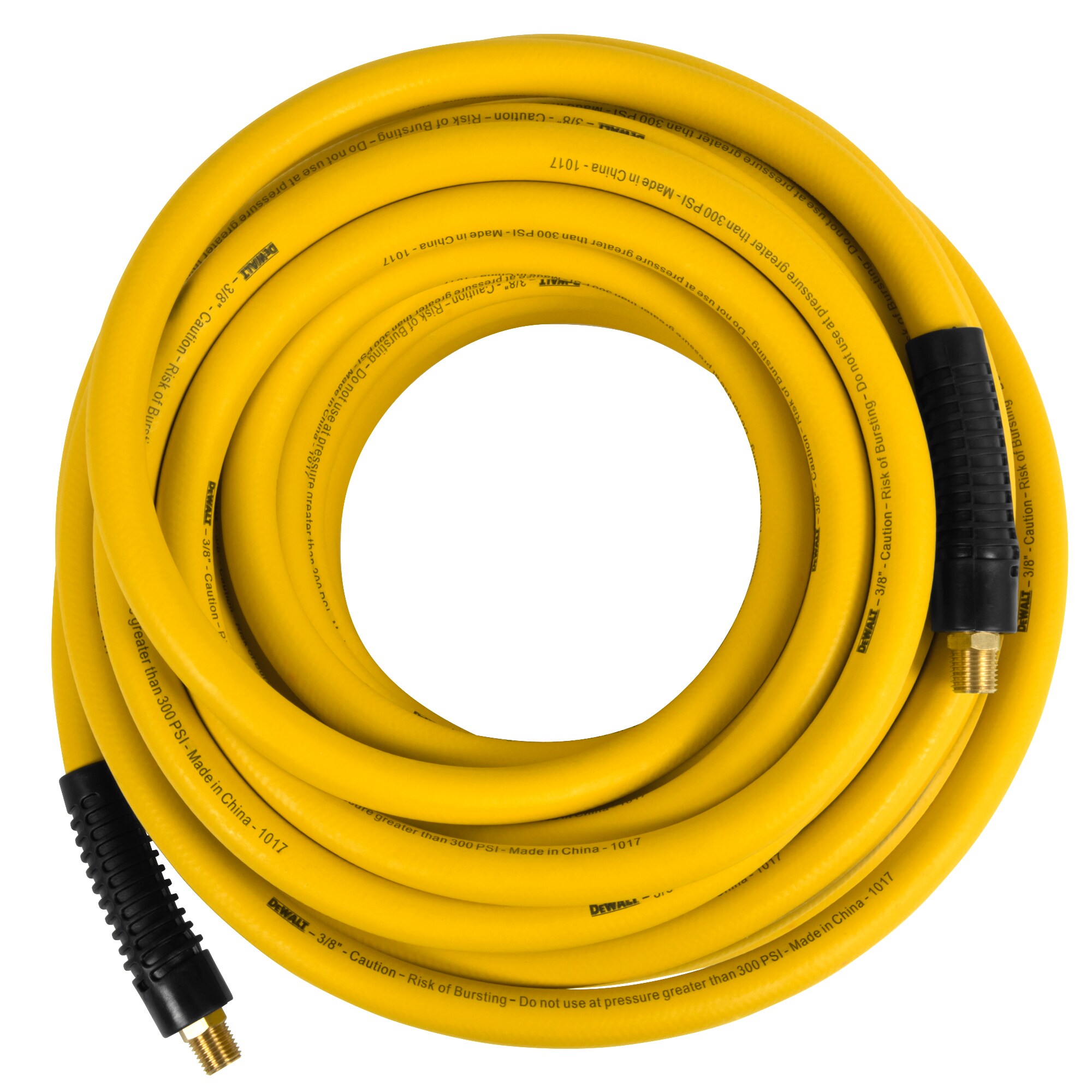 Manguera de aire de goma premium DEWALT 3/8 pulgadas x 50 pies DXCM012-0201
