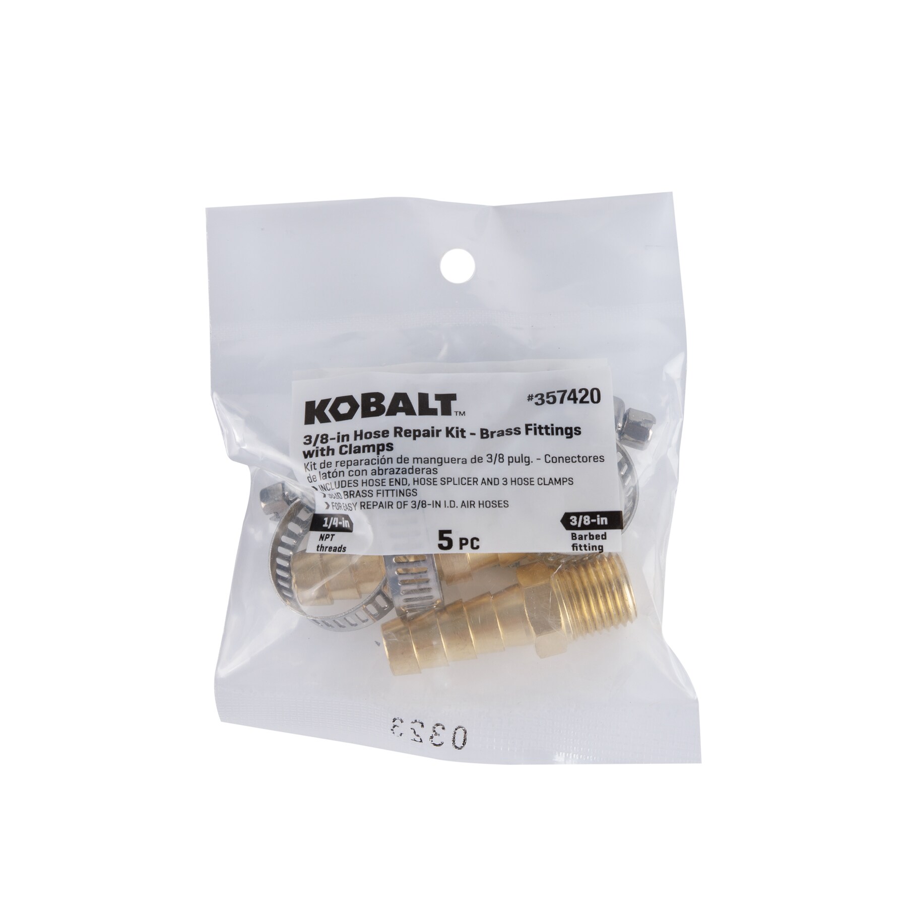 Kit de reparación para manguera de 3/8 pulgadas Kobalt SGY-AIR57NB