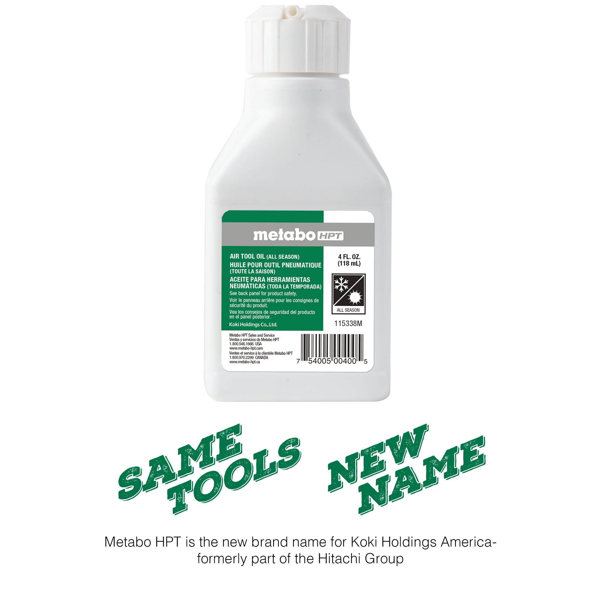 Aceite para herramientas resistente a todas las condiciones Metabo HPT 115338M