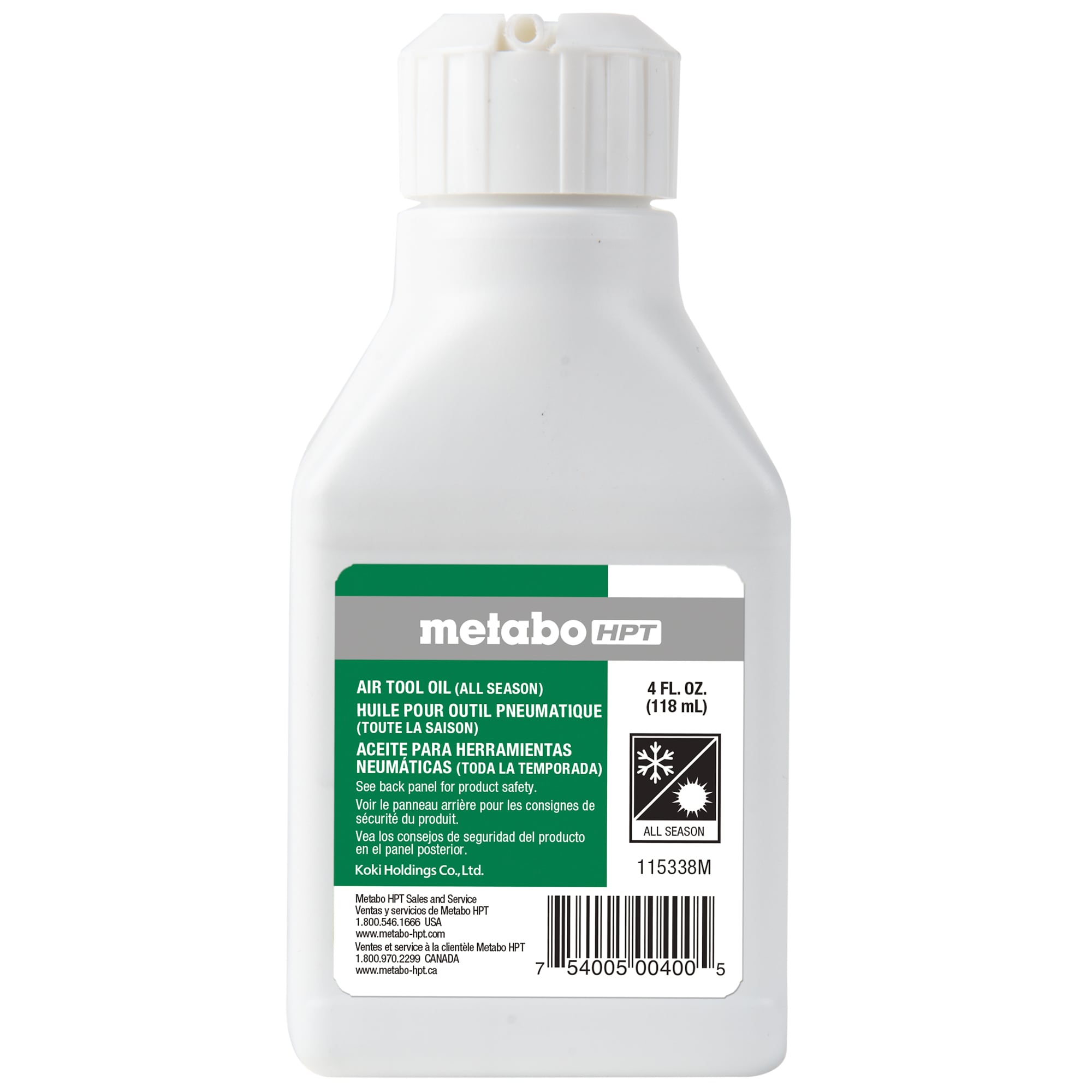 Aceite para herramientas resistente a todas las condiciones Metabo HPT 115338M