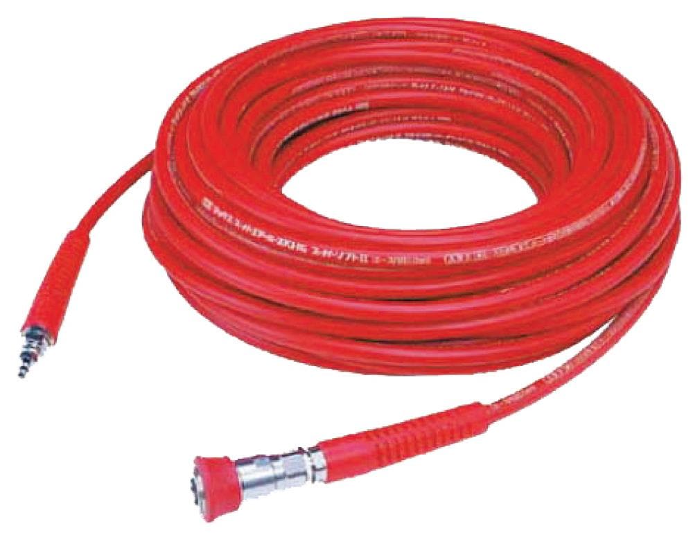 Manguera de aire de alta presión MAX de 100 pies - Diámetro de 1/4 pulgadas, 500 PSI, sin dobleces, Roja KH100FT