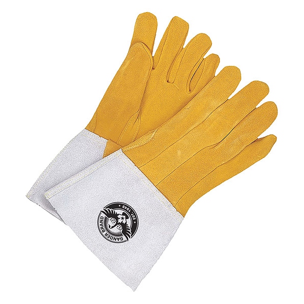 Guante de soldadura TIG de piel de venado dividida Bdg, empacado al calor, tamaño L - 60-1-1144-1-1K