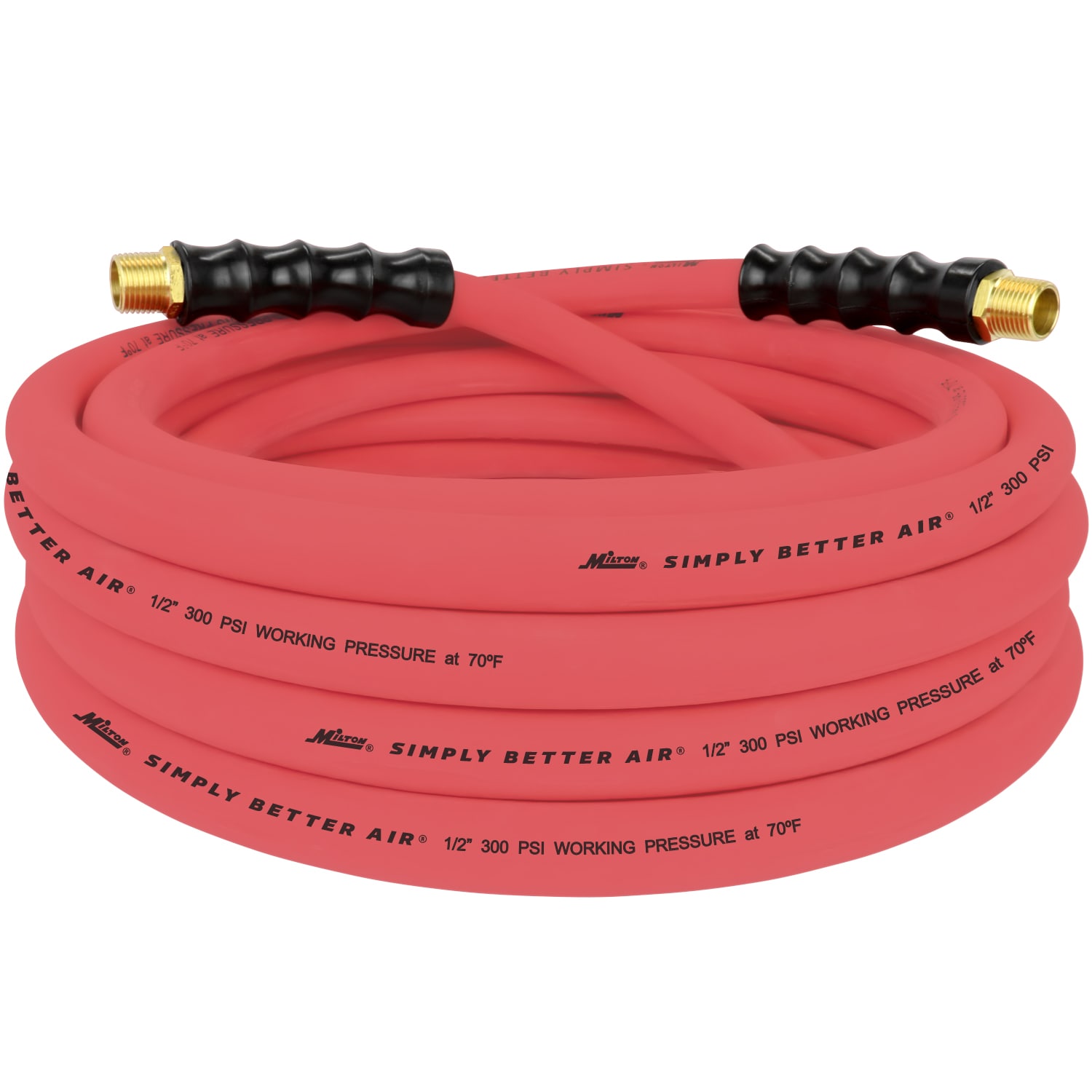 Manguera de hule ultra ligera de 1/2" de diámetro interior por 25' (1/2" NPT), resistente y durable para entornos extremos ULR122512