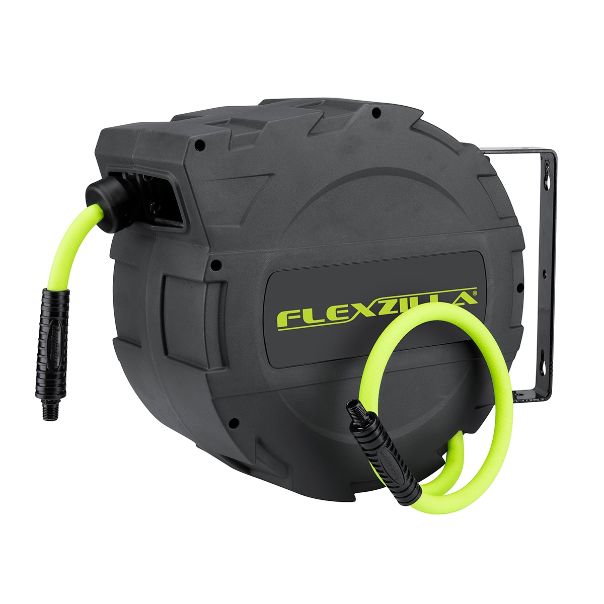 Carrete retráctil de manguera de aire de plástico Flexzilla Flexzilla, 3/8 pulgadas x 30 pies