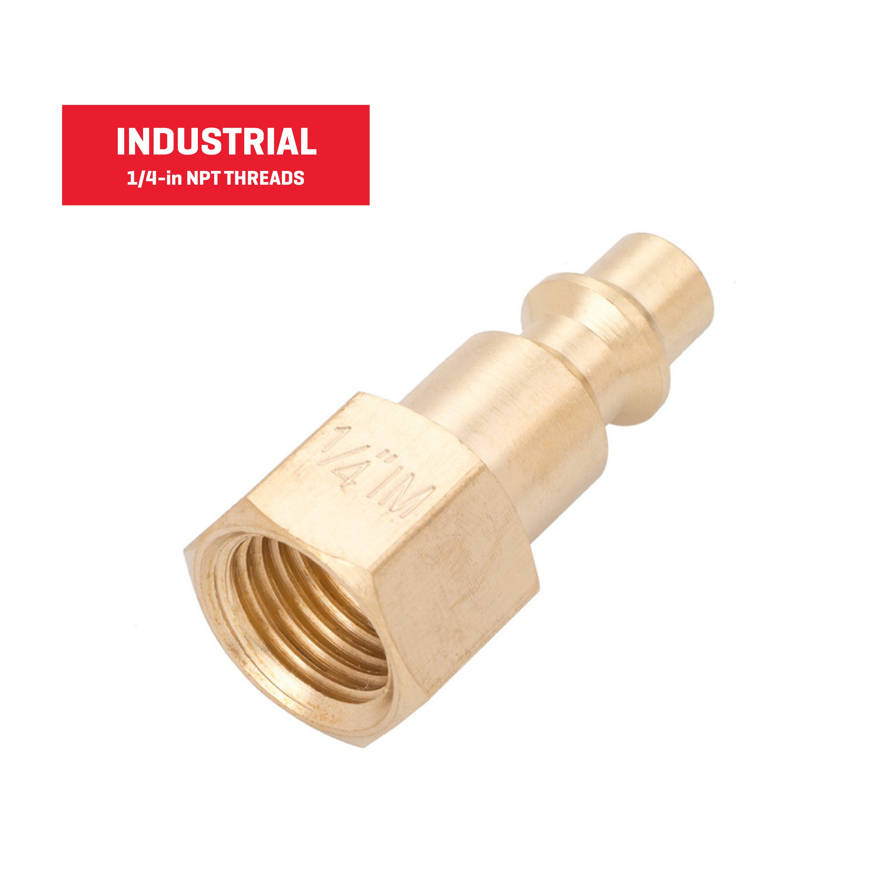 Tapón de latón NPT Kobalt (H) - 1/4 pulgadas Industrial SGY-AIR29NB