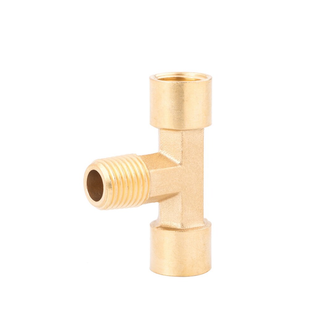Adaptador en T de latón NPT Kobalt (H) 1/4 pulgadas