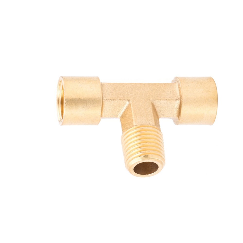 Adaptador en T de latón NPT Kobalt (H) 1/4 pulgadas