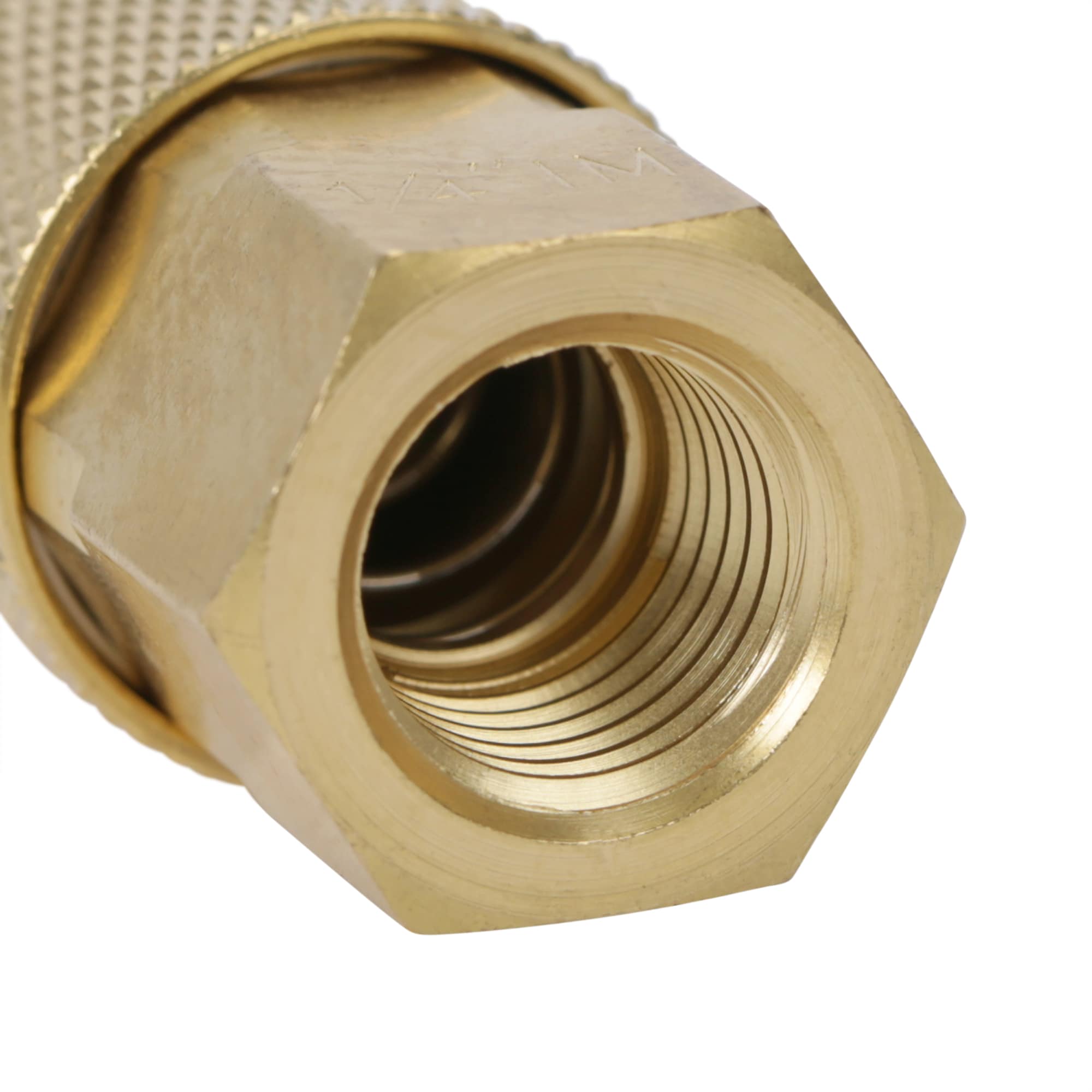 Acoplador de latón Kobalt (Hembra) 1/4 pulgadas Industrial SGY-AIR23NB