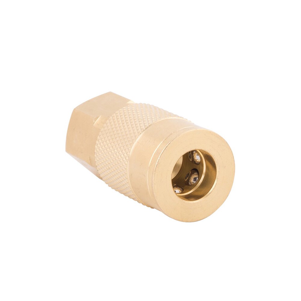 Acoplador de latón Kobalt (Hembra) 1/4 pulgadas Industrial SGY-AIR23NB