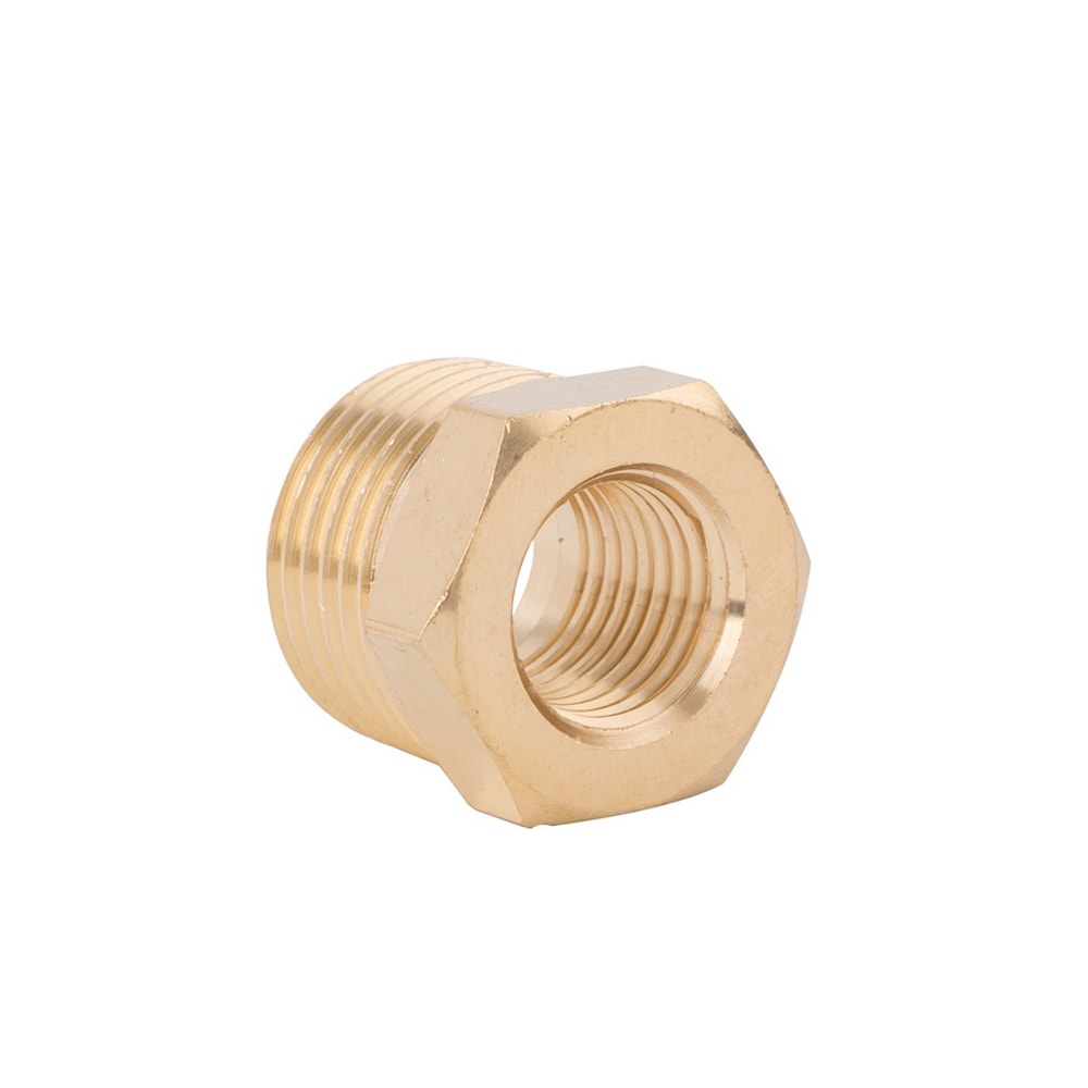 Adaptador de Rosca BSP a NPT de Latón Kobalt 1/2 pulgada (M) x 1/4 pulgada (H) SGY-AIR54NB