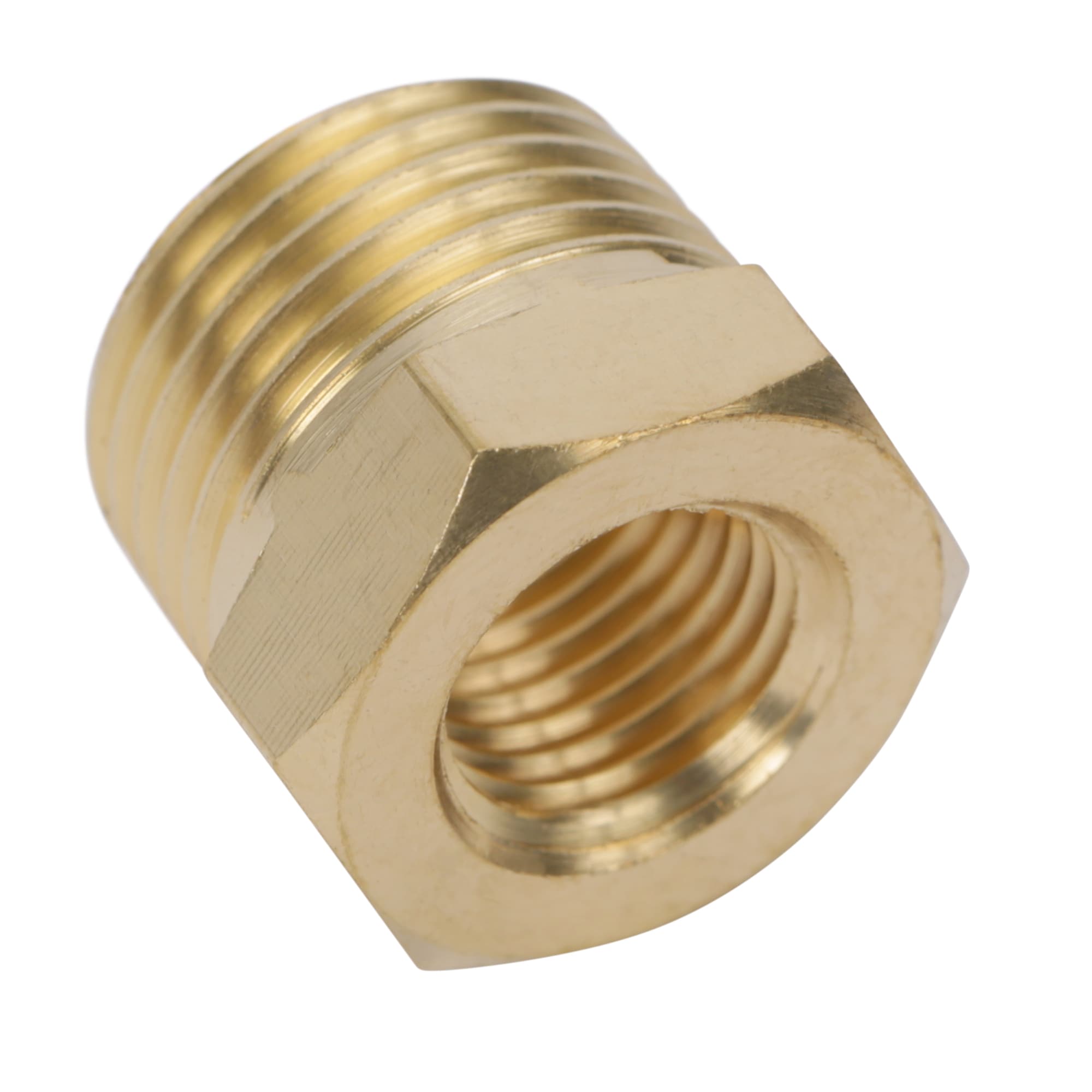 Adaptador de Rosca BSP a NPT de Latón Kobalt 1/2 pulgada (M) x 1/4 pulgada (H) SGY-AIR54NB