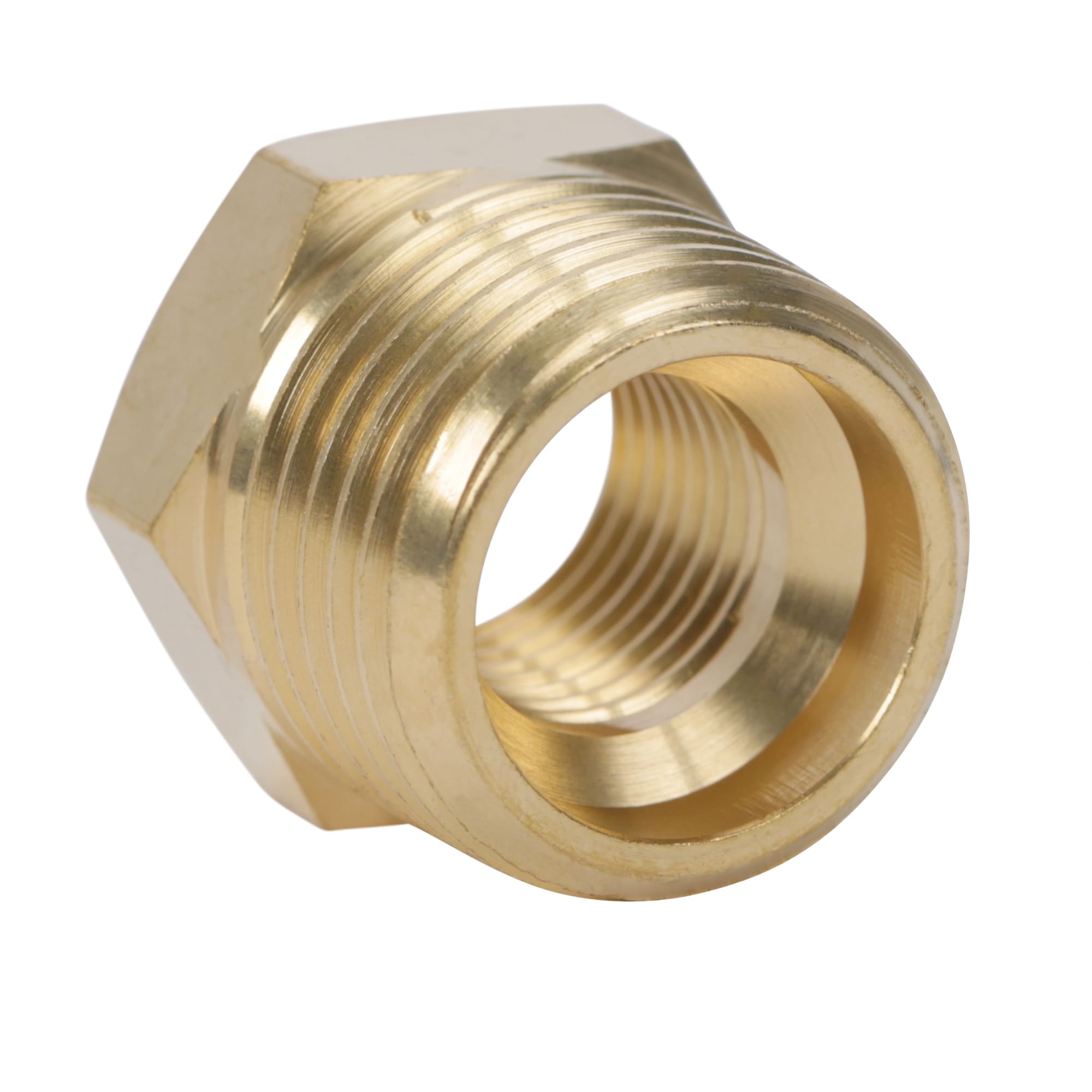 Adaptador de Rosca BSP a NPT de Latón Kobalt 1/2 pulgada (M) x 1/4 pulgada (H) SGY-AIR54NB