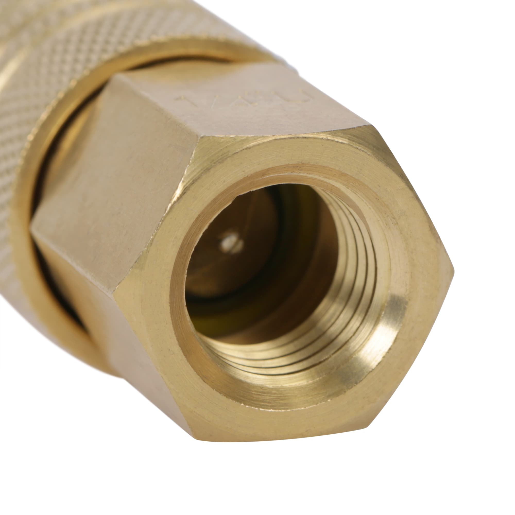 Acoplador de latón Kobalt (H) universal de 1/4 pulgada SGY-AIR26NB
