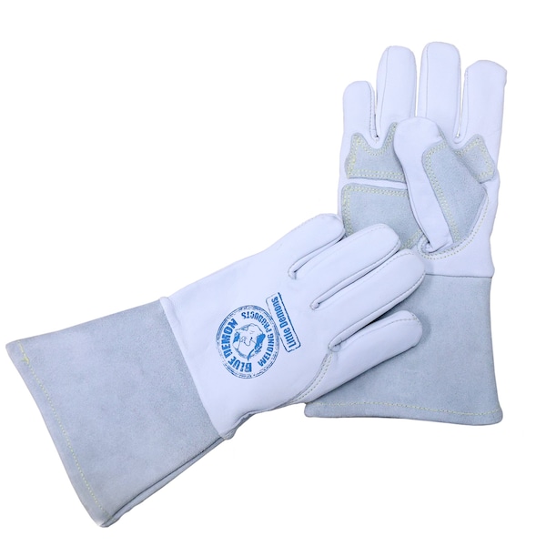Guantes para soldadura MIG Blue Demon Little Demons, para edades de 9 a 12 años - BDWG-LITTLEDEMONS-MIG-XXS