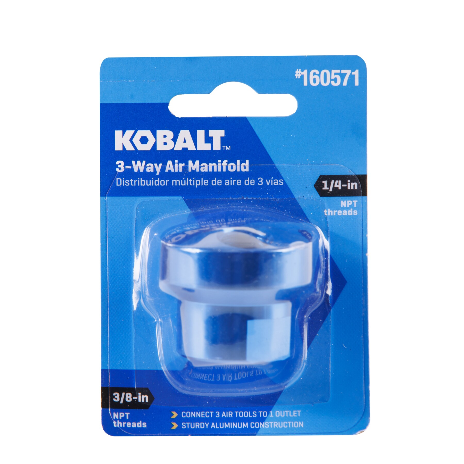 Colector de aire NPT 3 en 1 Kobalt 1/4 pulgadas - Modelo SGY-AIR17NB