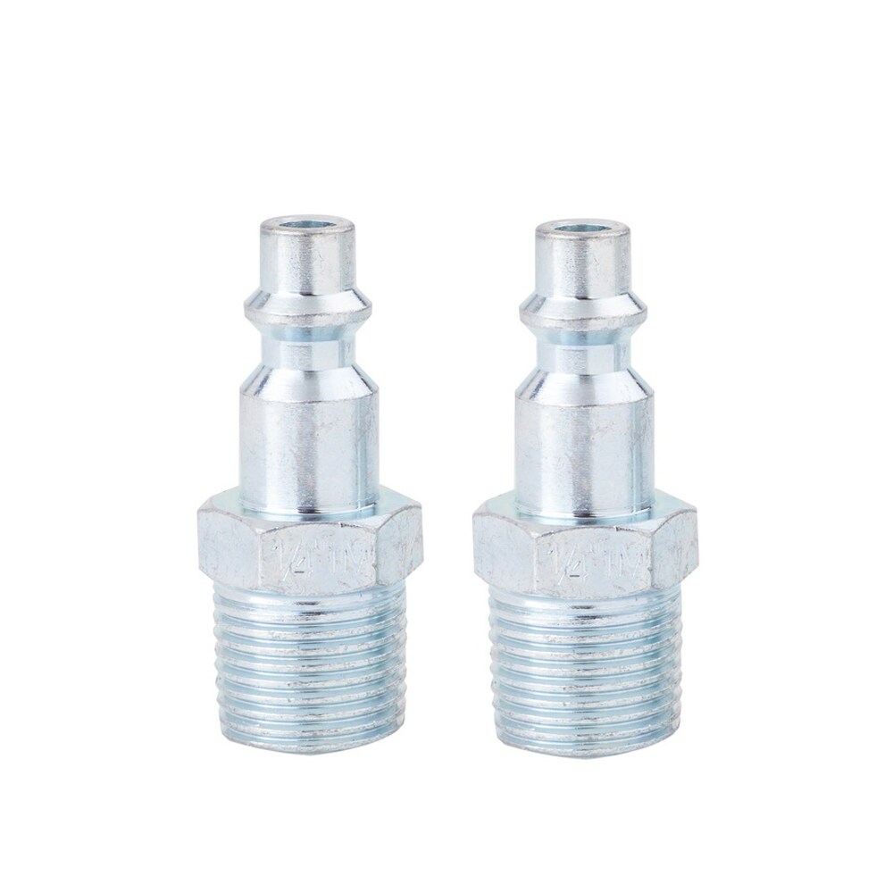 Tapón de acero Kobalt de 1/4 de pulgada M x 3/8 de pulgada NPT, Industrial SGY-AIR34NB