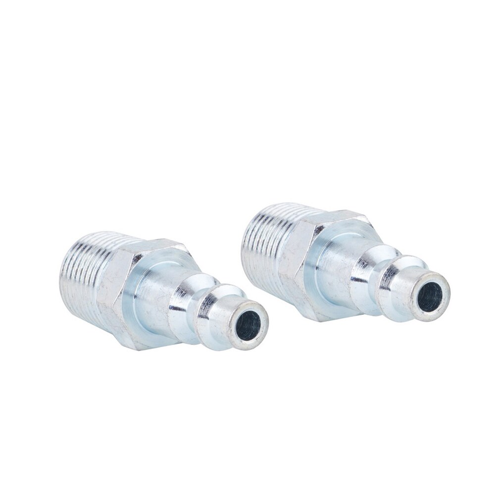 Tapón de acero Kobalt de 1/4 de pulgada M x 3/8 de pulgada NPT, Industrial SGY-AIR34NB