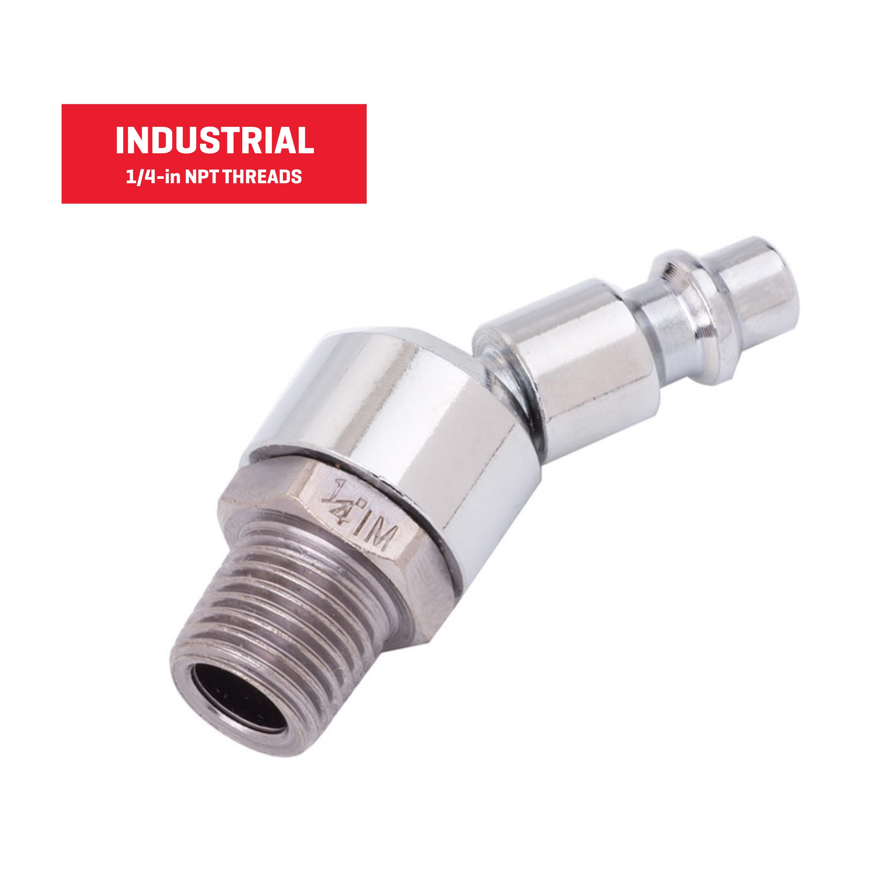 Tapón Giratorio NPT Kobalt (M) de 1/4 pulgadas Industrial
