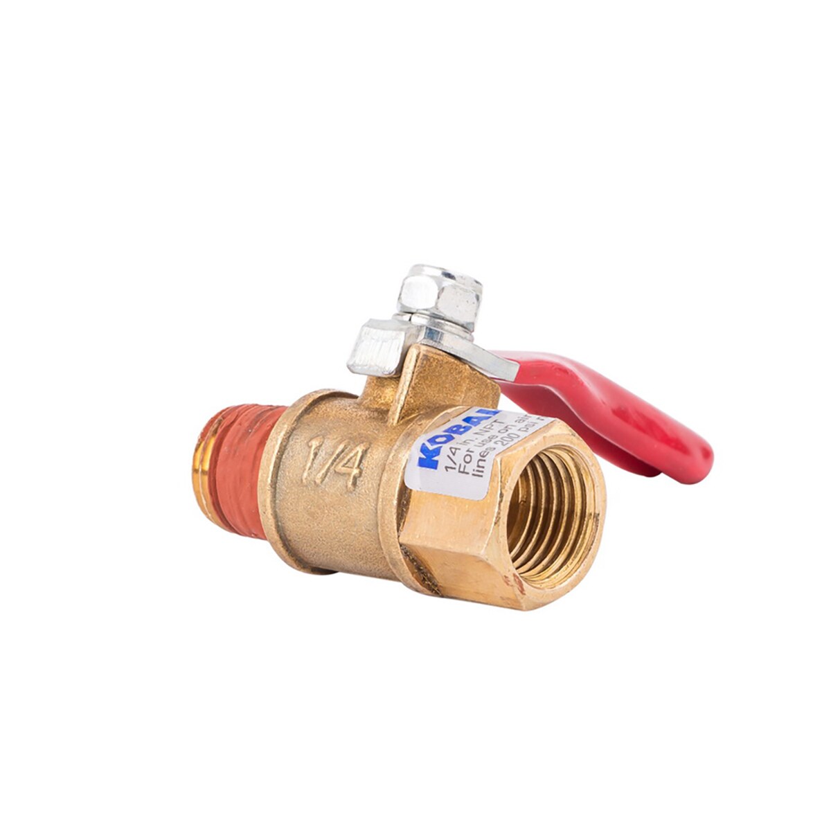 Válvula de bola mini de Kobalt NPT de 1/4 pulgadas