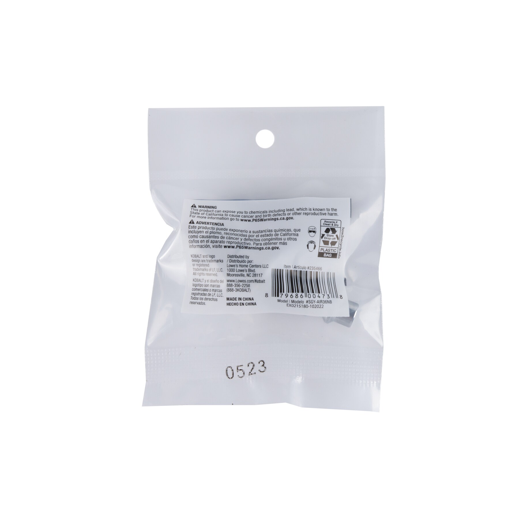 Conector giratorio Kobalt NPT (Hembra) 1/4 pulgadas Industrial SGY-AIR36NB