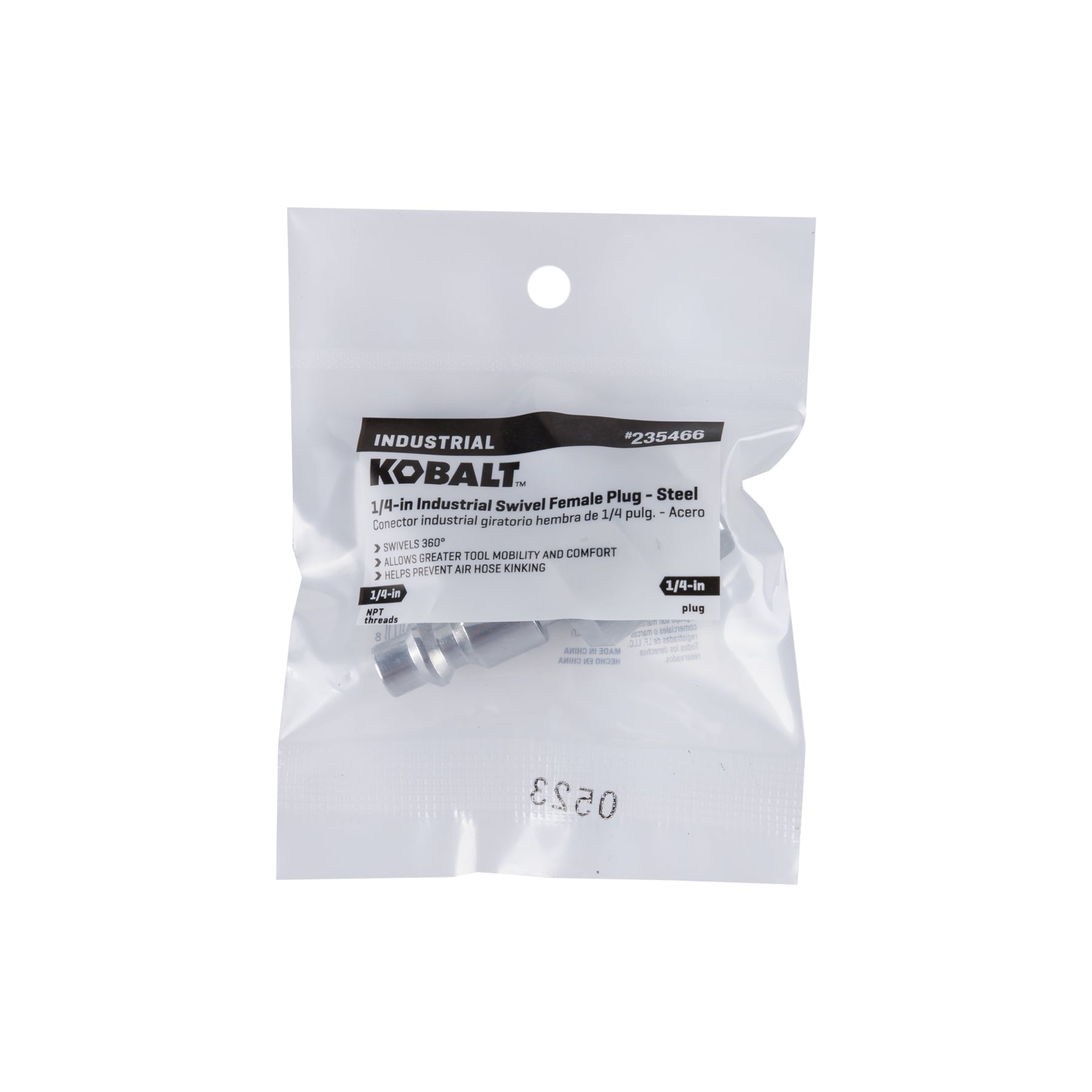 Conector giratorio Kobalt NPT (Hembra) 1/4 pulgadas Industrial SGY-AIR36NB
