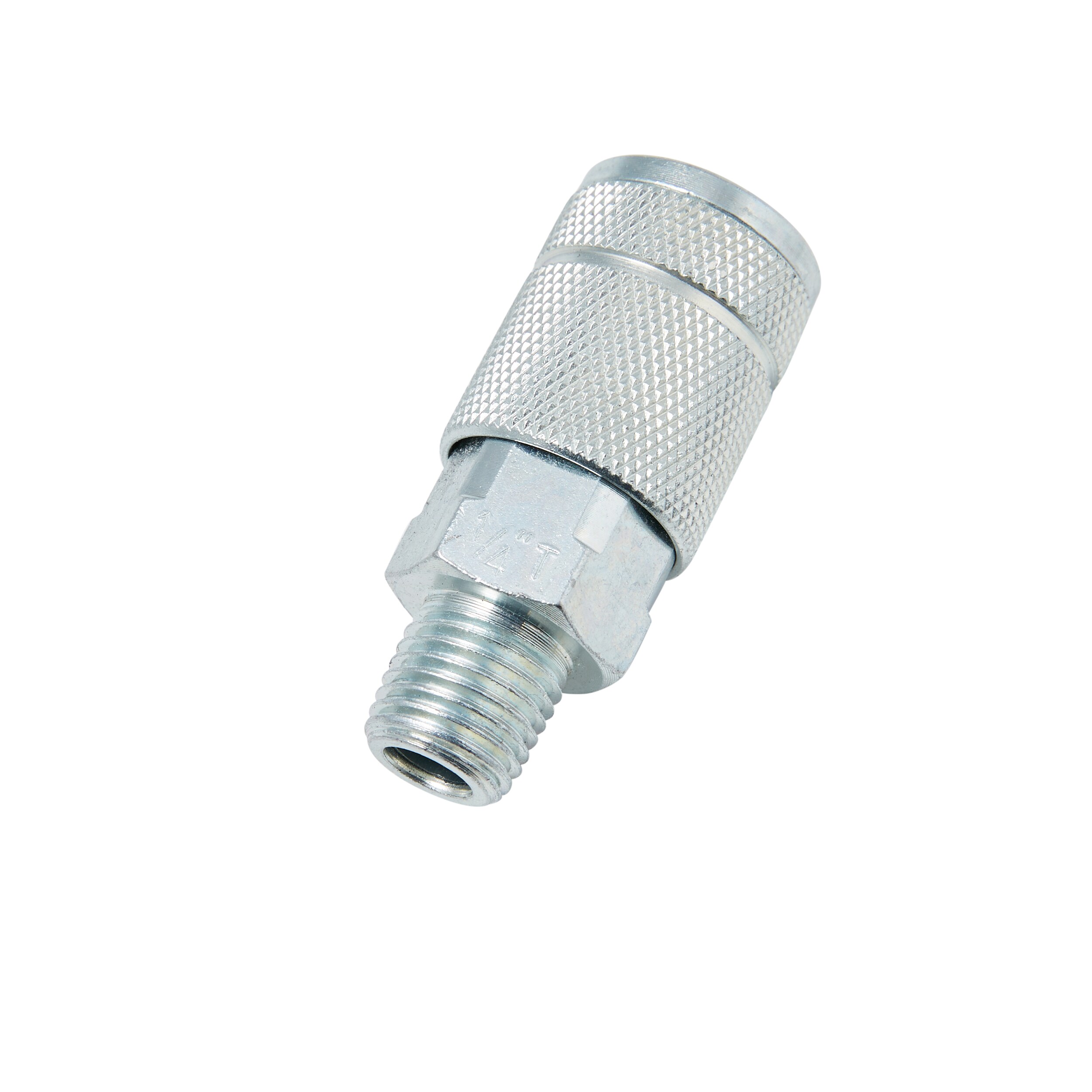 Acoplador de tubos de acero Kobalt (M) 1/4 pulgadas para automóviles