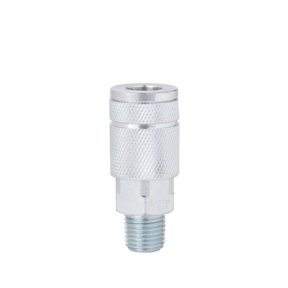 Acoplador de tubos de acero Kobalt (M) 1/4 pulgadas para automóviles