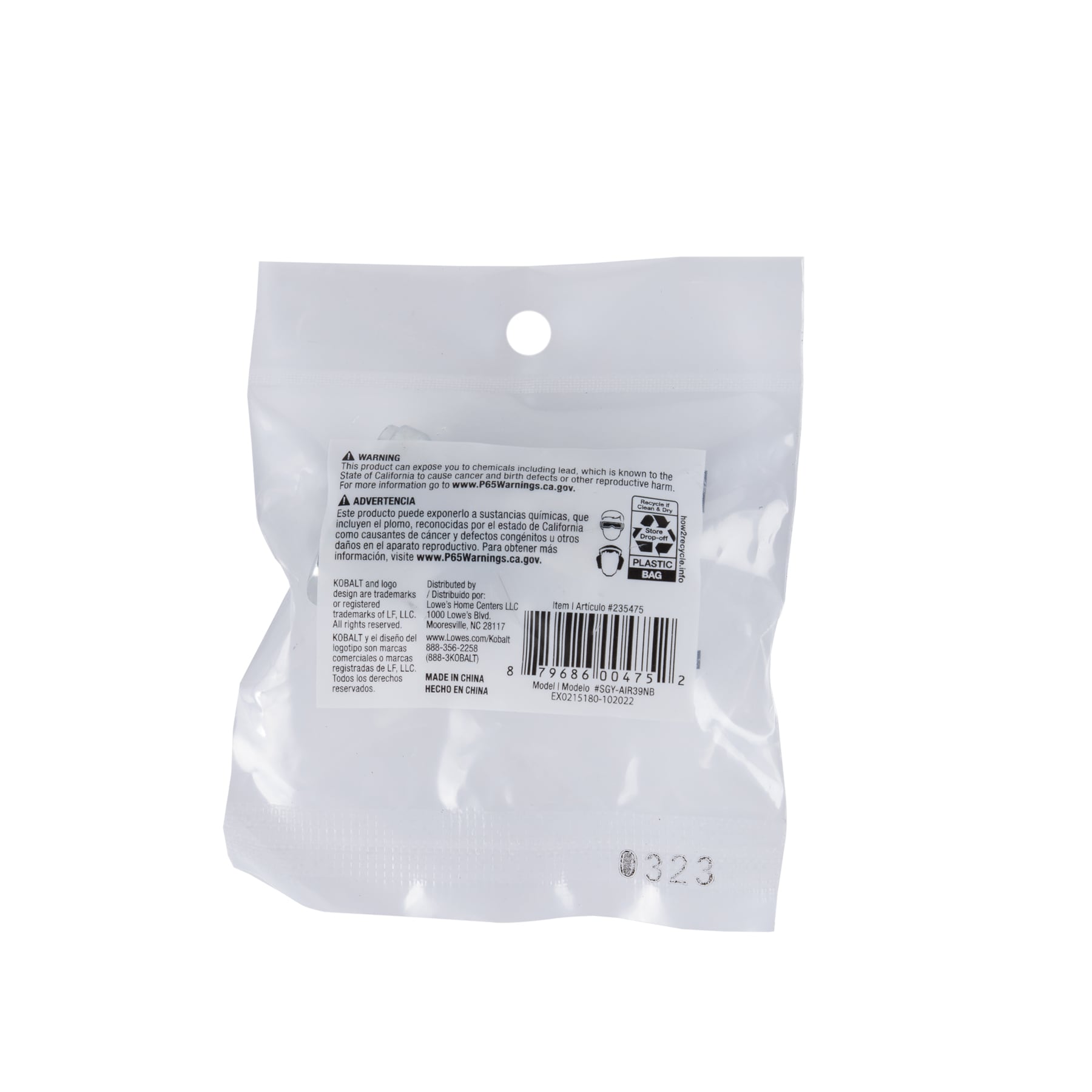 Juego de Tapones NPT Kobalt (H) de 1/4 pulgadas para Automóviles SGY-AIR39NB