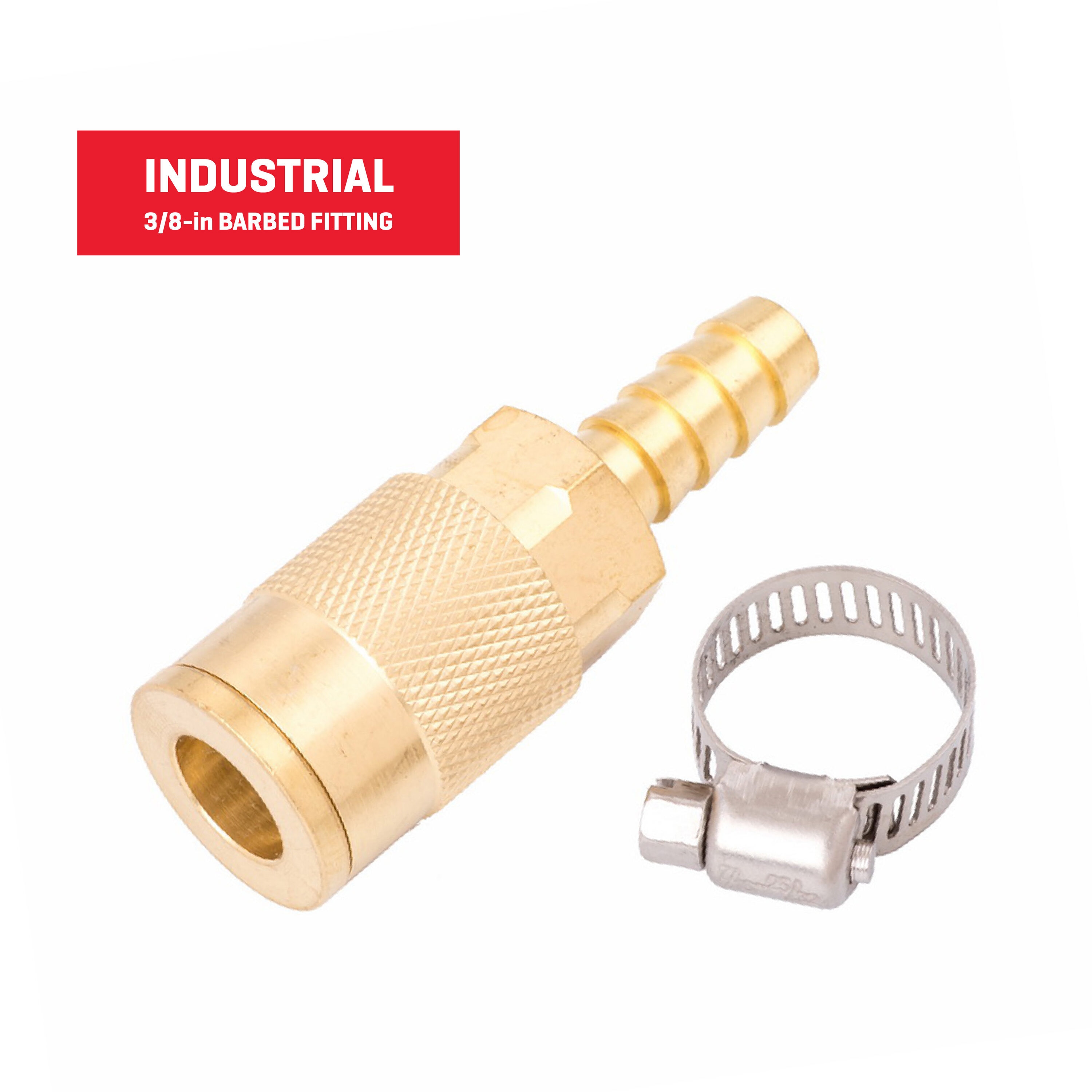 Acoplador con abrazadera reparables para uso industrial de Kobalt