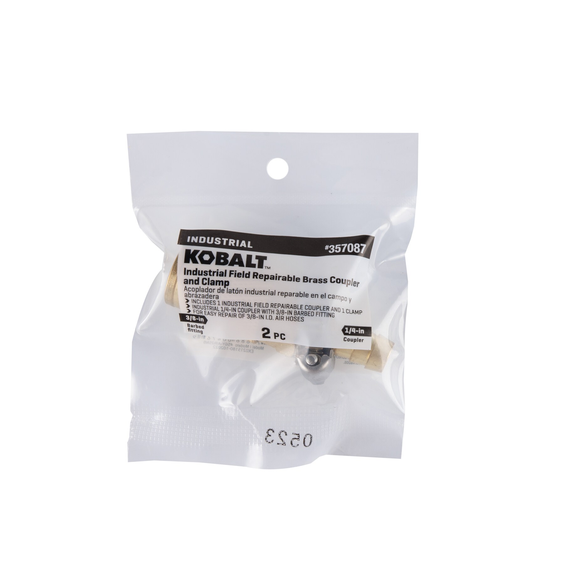 Acoplador con abrazadera reparables para uso industrial de Kobalt