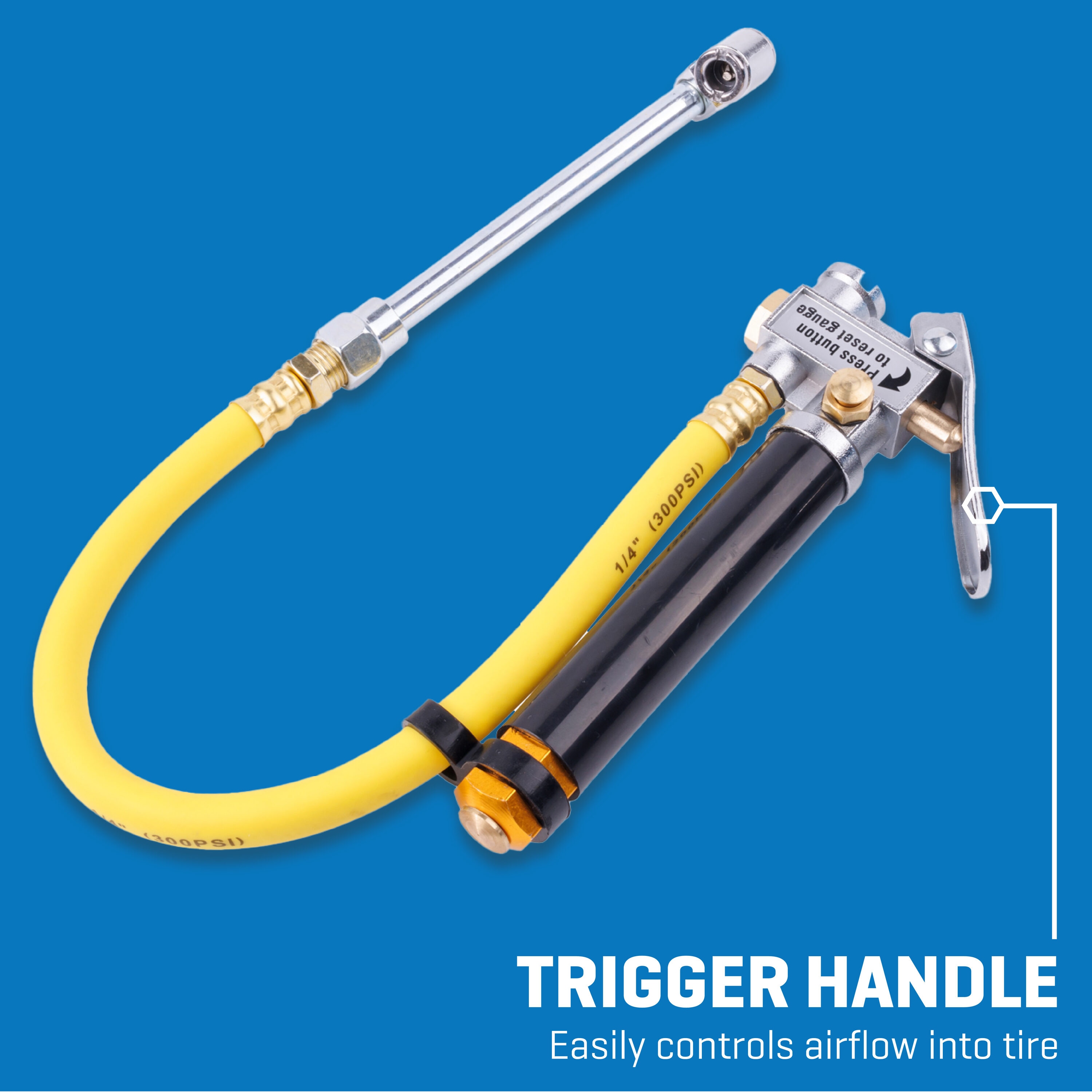 Inflador de doble pie y medidor Kobalt SGY-AIR194