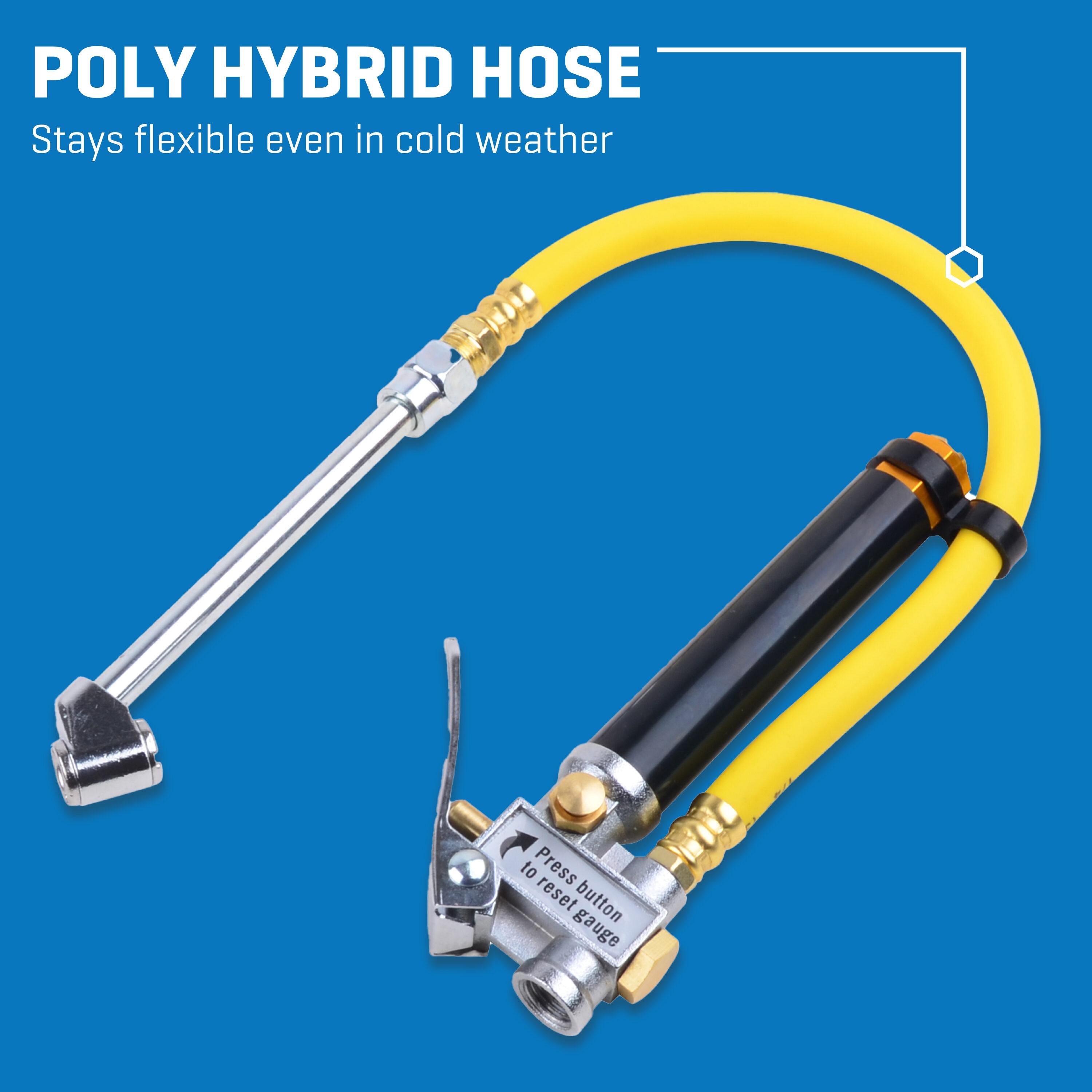 Inflador de doble pie y medidor Kobalt SGY-AIR194