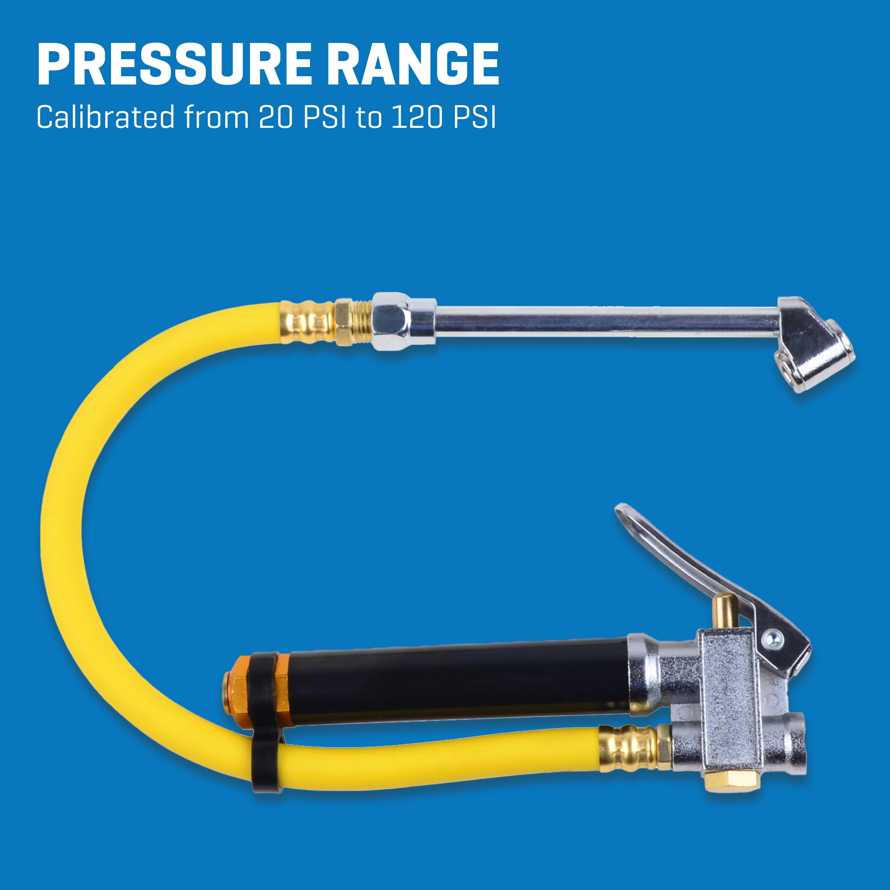 Inflador de doble pie y medidor Kobalt SGY-AIR194