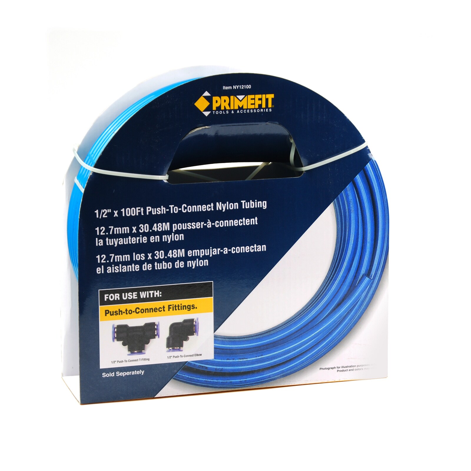 Tubo TPEE de 1/2" x 100 pies con Conexión Rápida Primefit NY12100