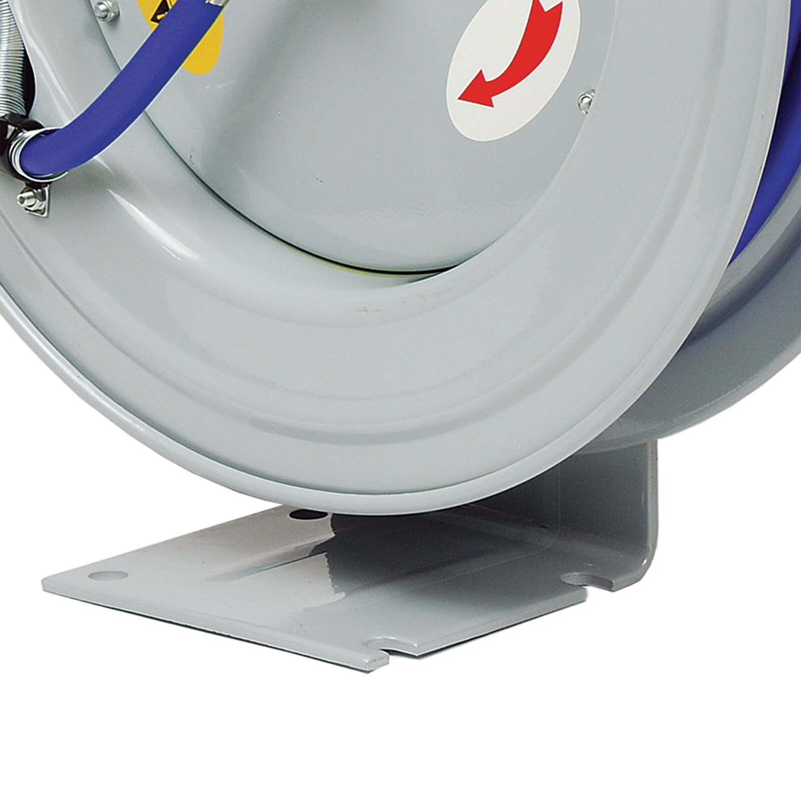 Carrete de manguera de aire retráctil automático Primefit de 3/8" x 50 pies con manguera de aire híbrida