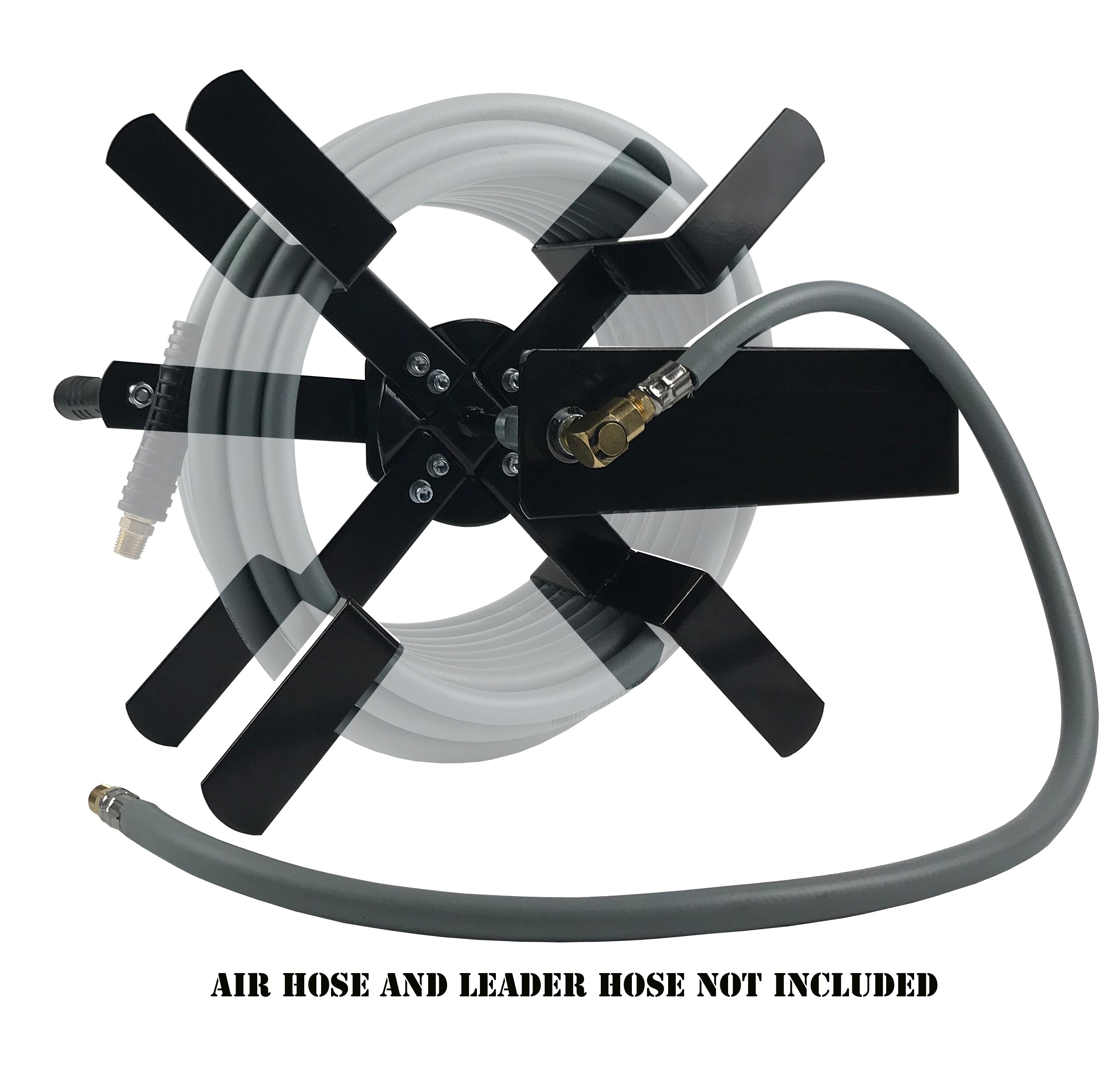 Carrete de manguera de aire manual Primefit - Capacidad de 3/8 "x 100 pies HRM38100