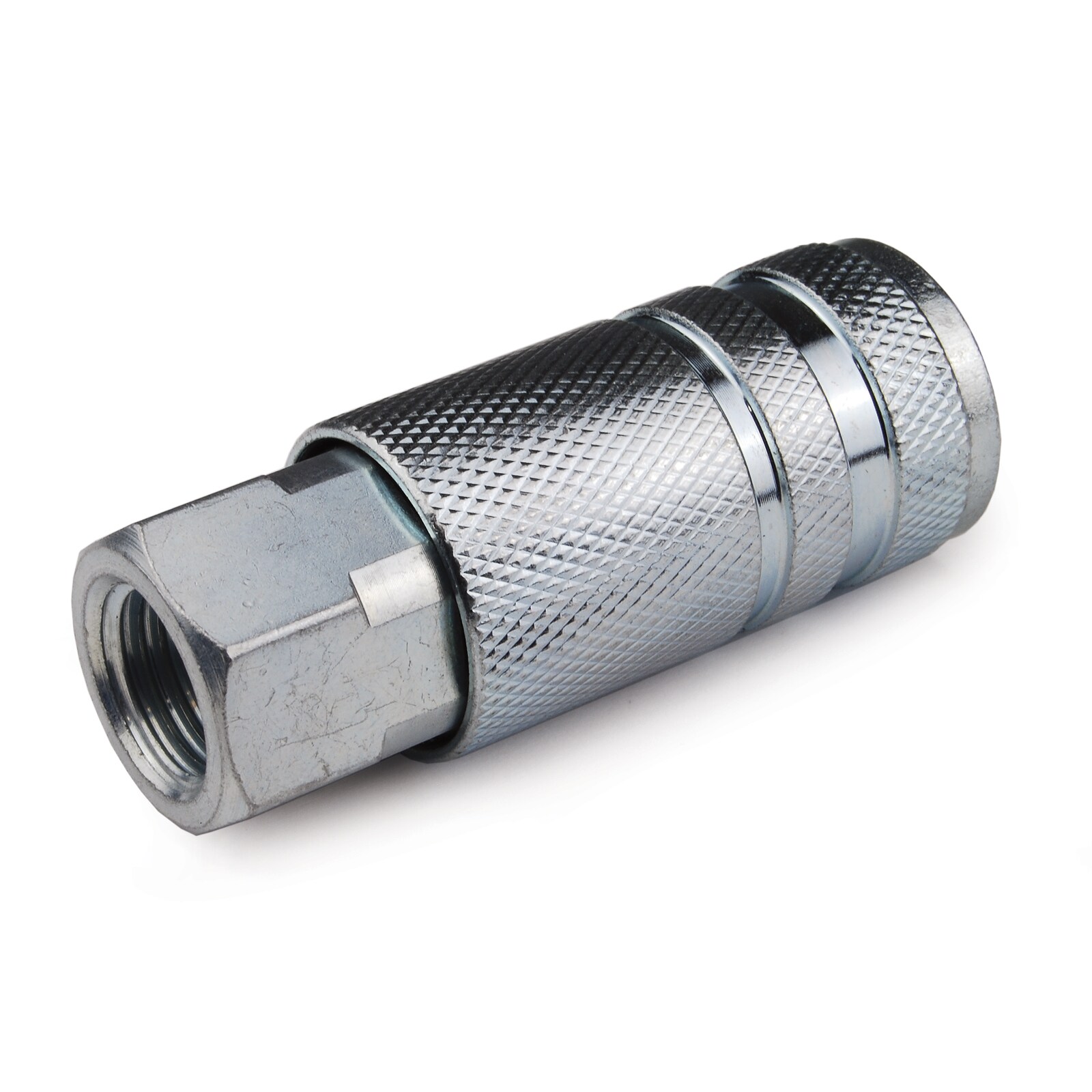 Acoplador de aire Primefit de 10 piezas Lincoln 1/4" x 1/4" hembra de acero LC1414FS-B10-P