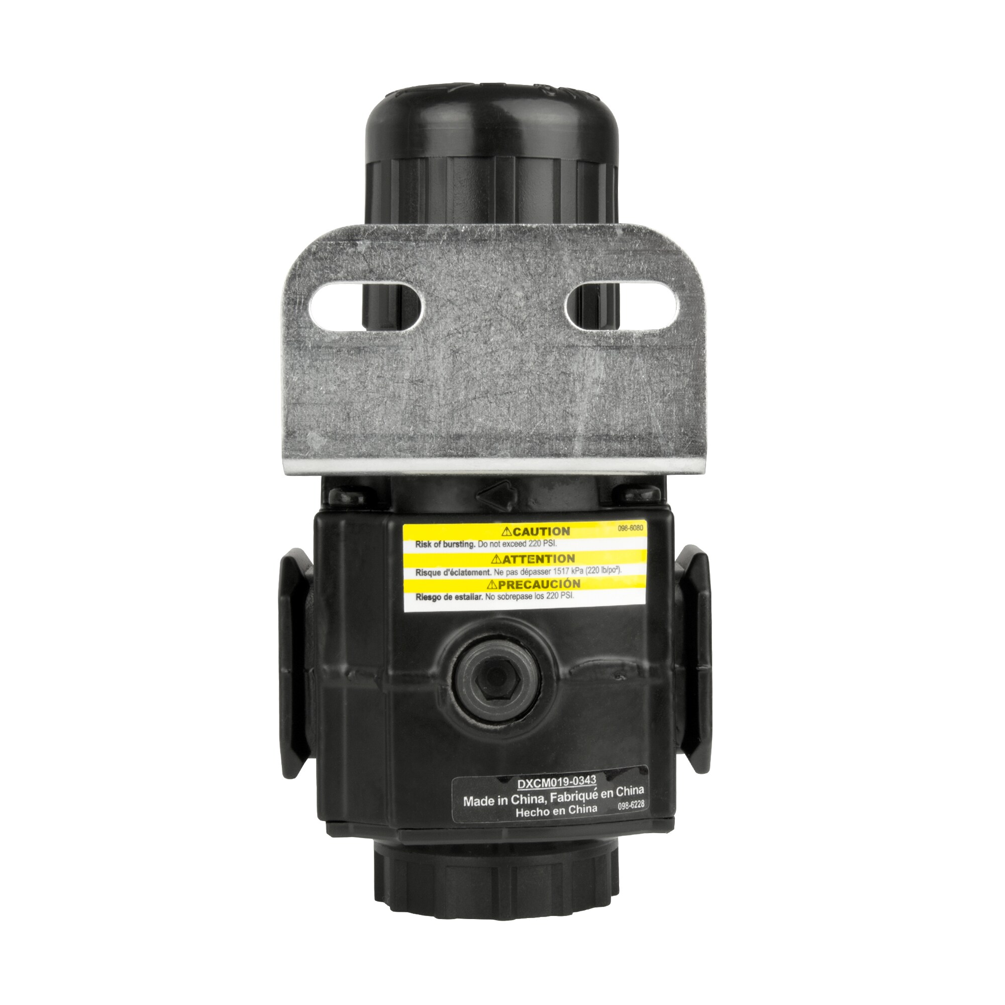 Regulador de Aire Dewalt 3/8 pulgadas Npt con Manómetro - DXCM019-0343
