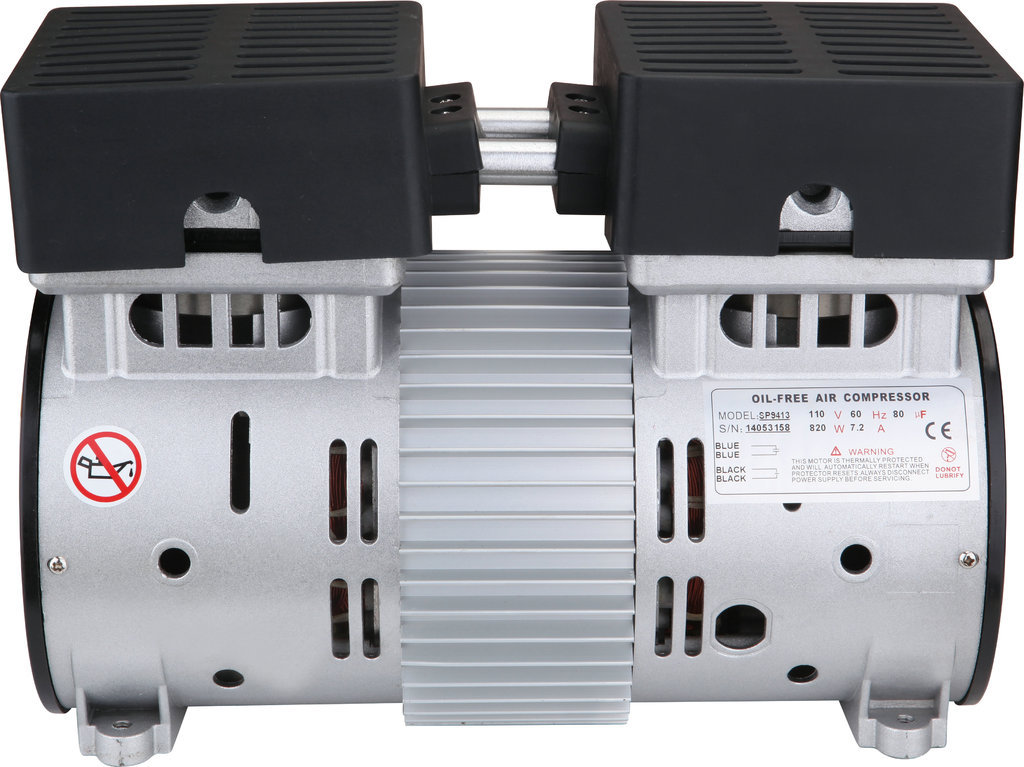 Compresor de aire portátil horizontal y silencioso de 120 psi de California Air Tools SP-9413.