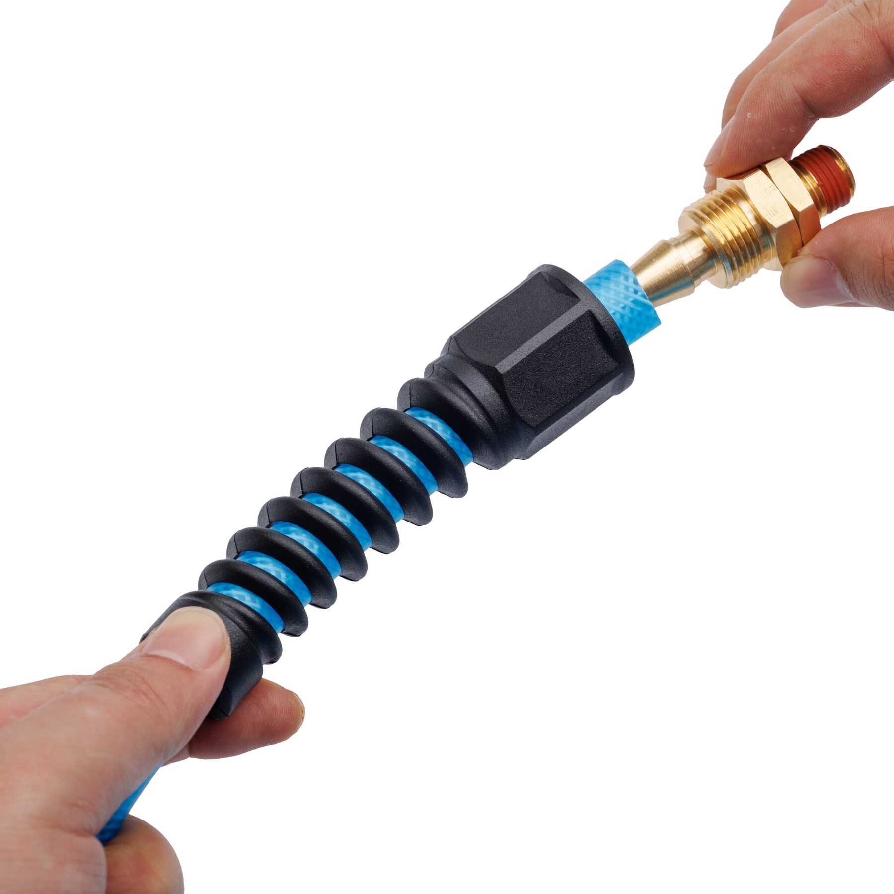 Manguera de Reparación de Campo de 3/8 pulgadas con Extremo Giratorio (para mangueras de PVC e Híbridas) SGY-AIR286